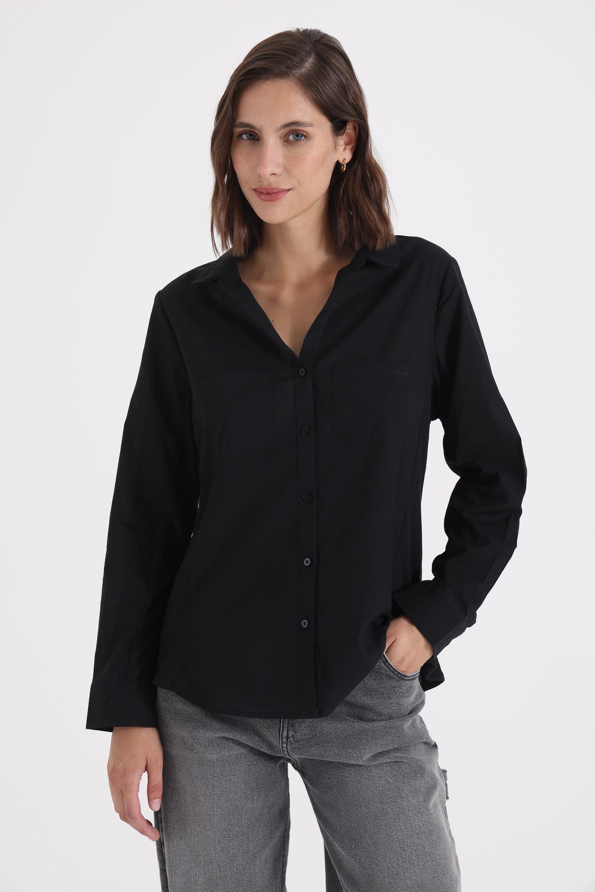 CAMISA-ALGODÓN-LILY-LISA-NEGRO-0100643102