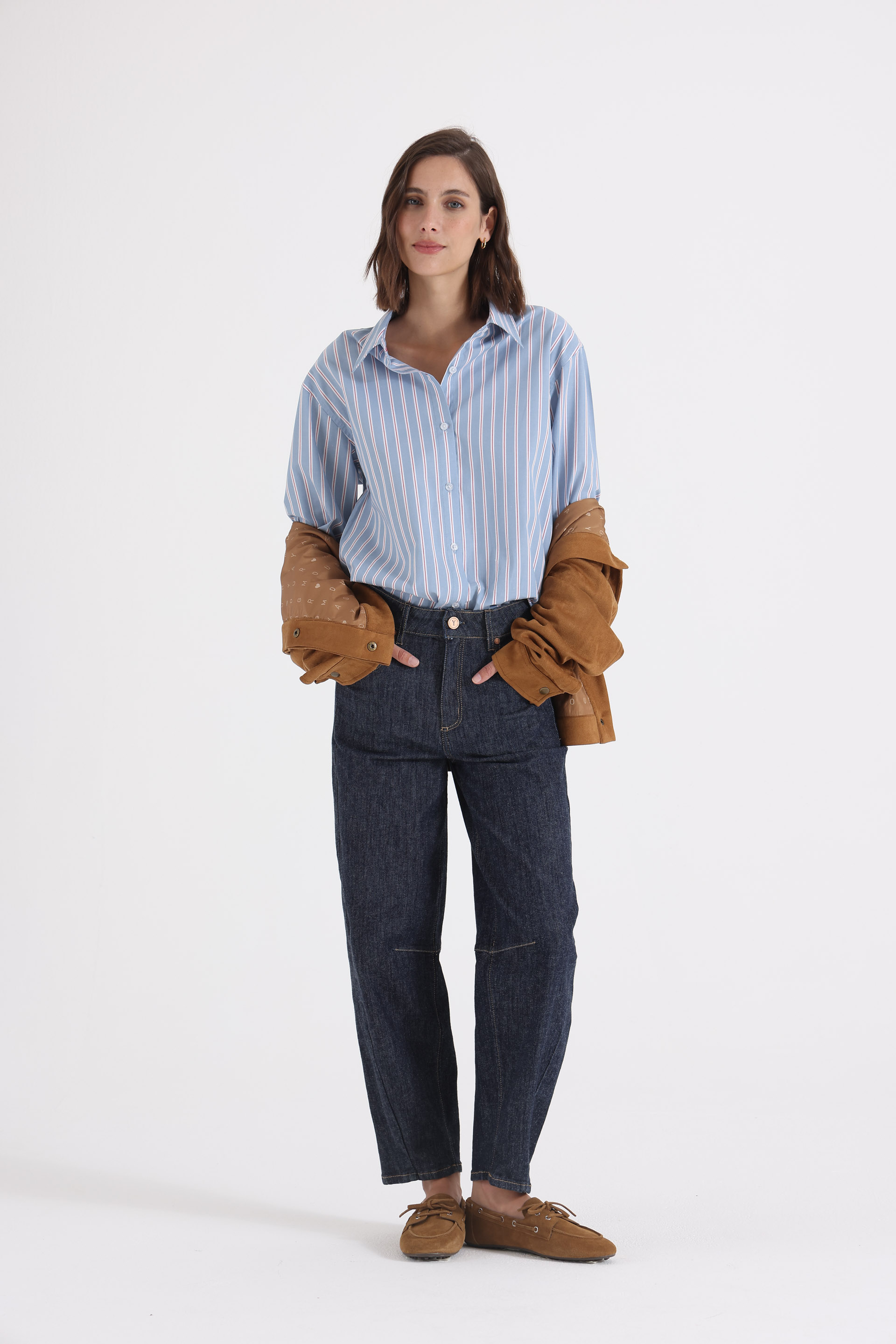 CAMISA-POPLIN-RAYADA-ADELE-CELESTE-0100724145