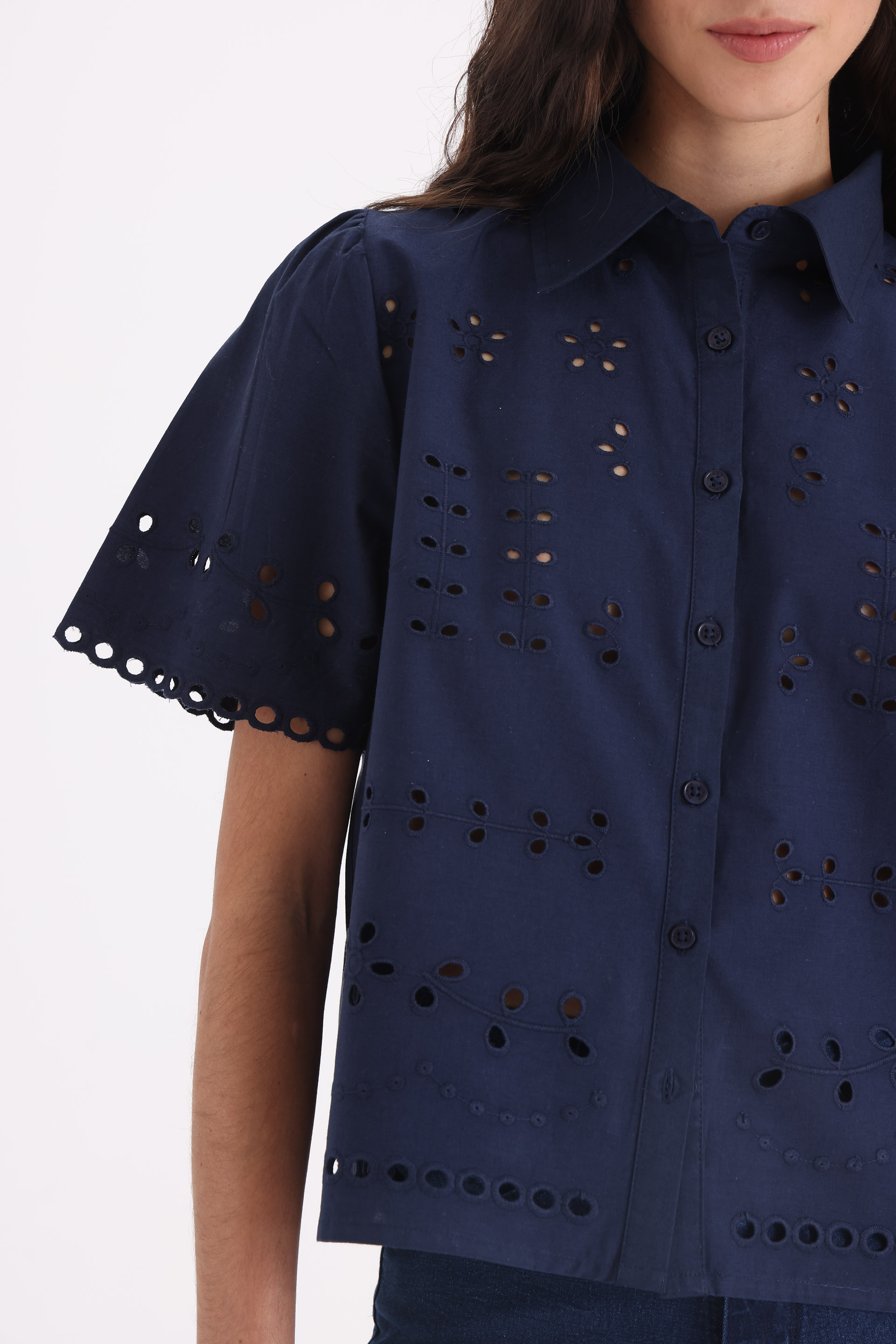 CAMISA-ALGODÓN-TINA-AZUL MARINO-0100719104