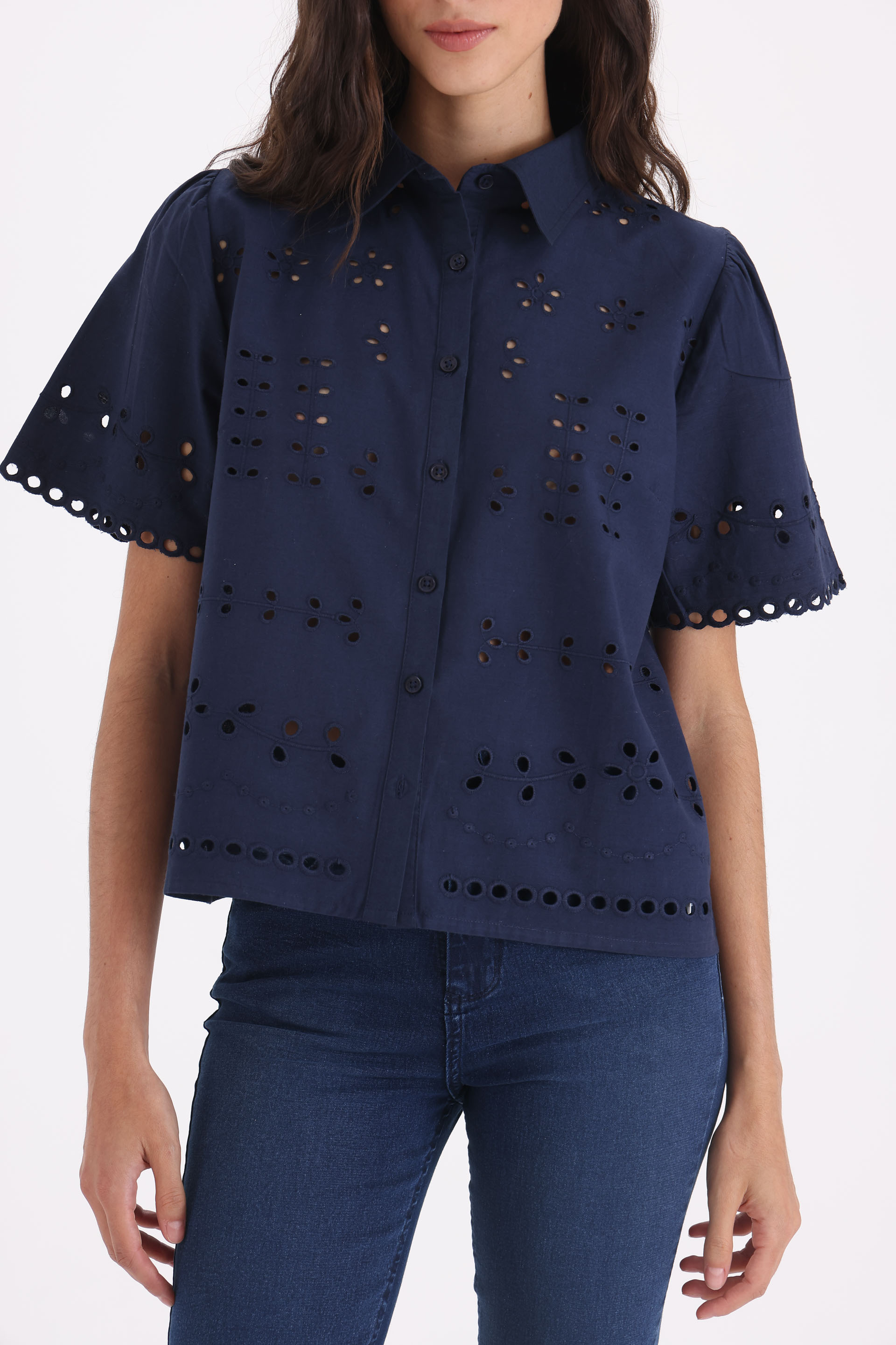 CAMISA-ALGODÓN-TINA-AZUL MARINO-0100719104