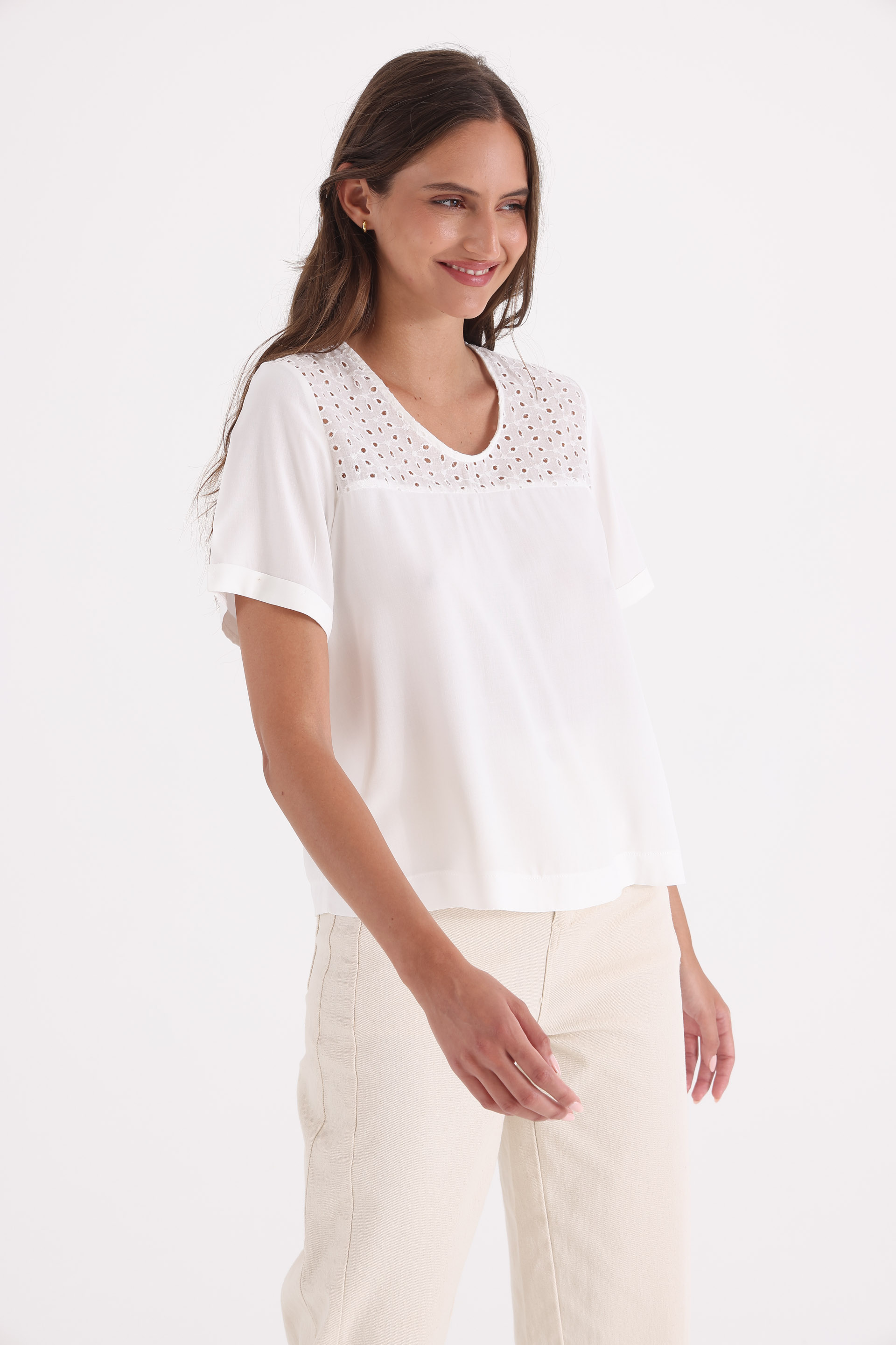 BLUSA TULIPAN BLANCO