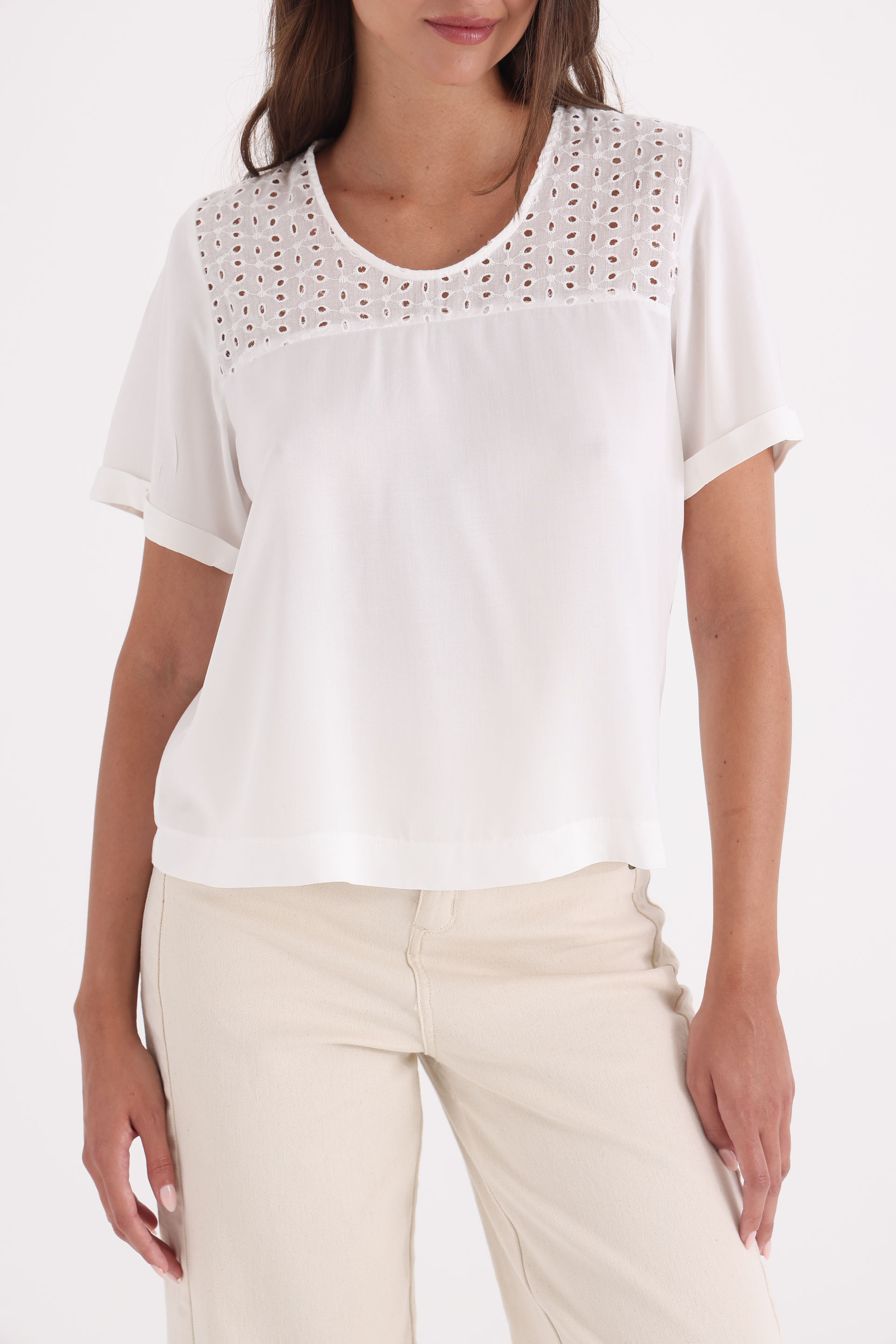 BLUSA TULIPAN BLANCO