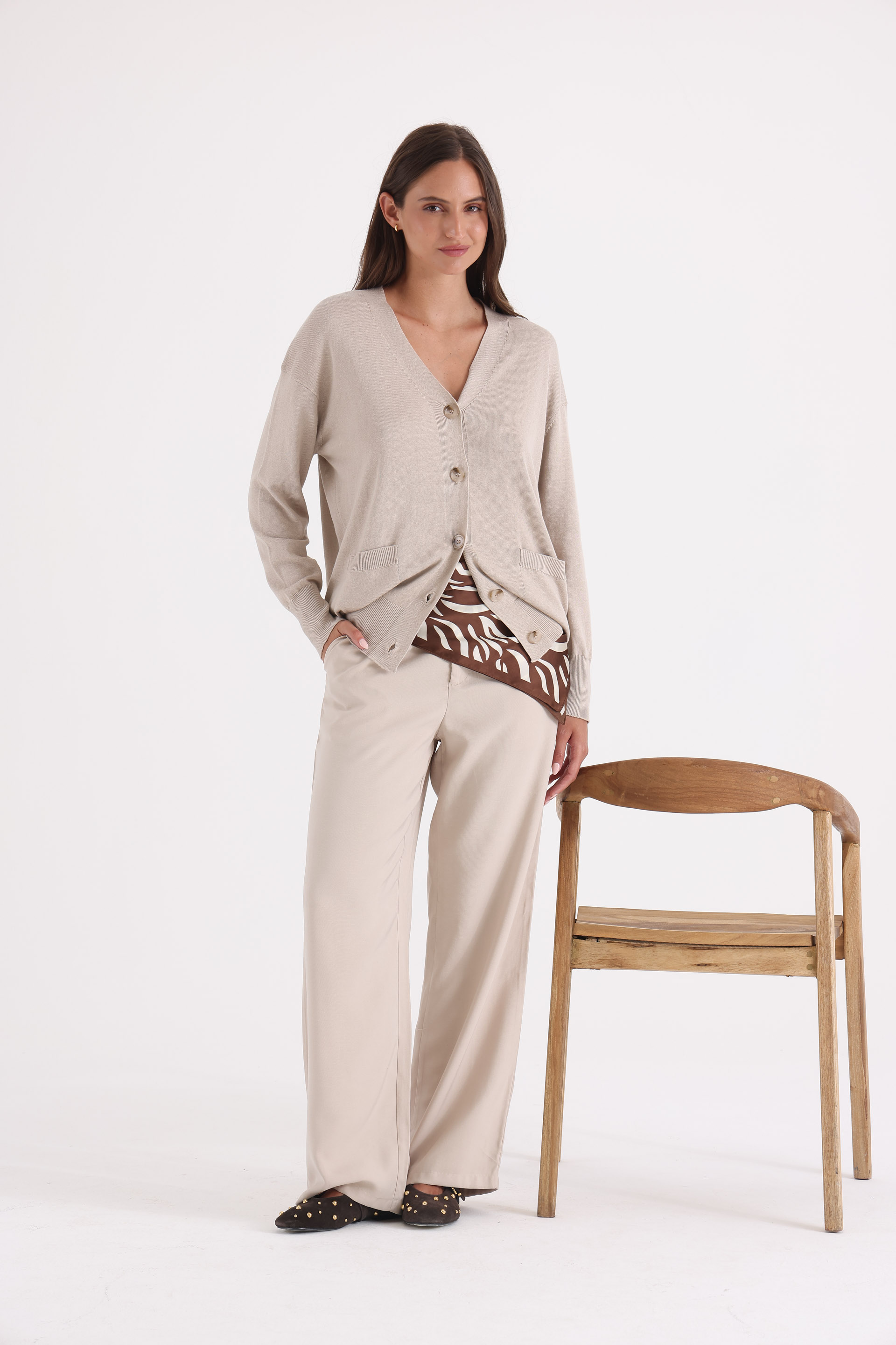 CARDIGAN-TEJIDO-ALGODÓN-BELEN-ARENA-0800368168