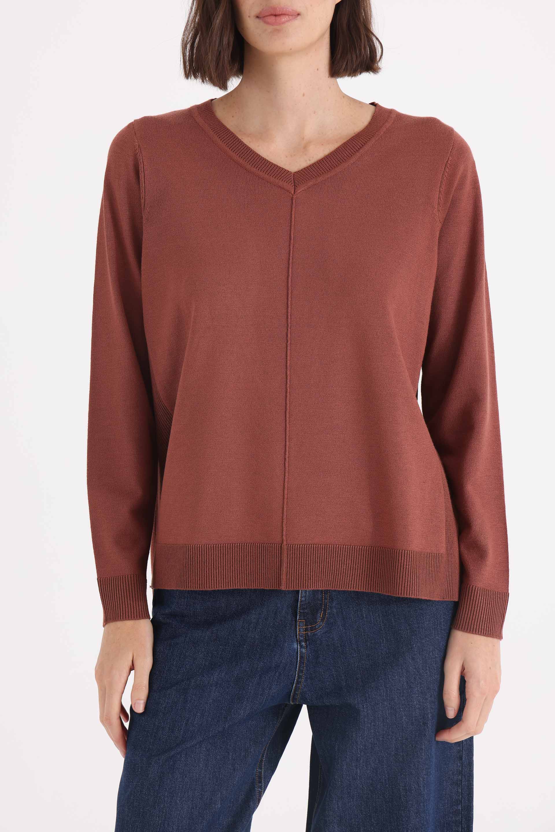 SWEATER-LYNN-ESCOTE-EN-V-MARRON-0800373110