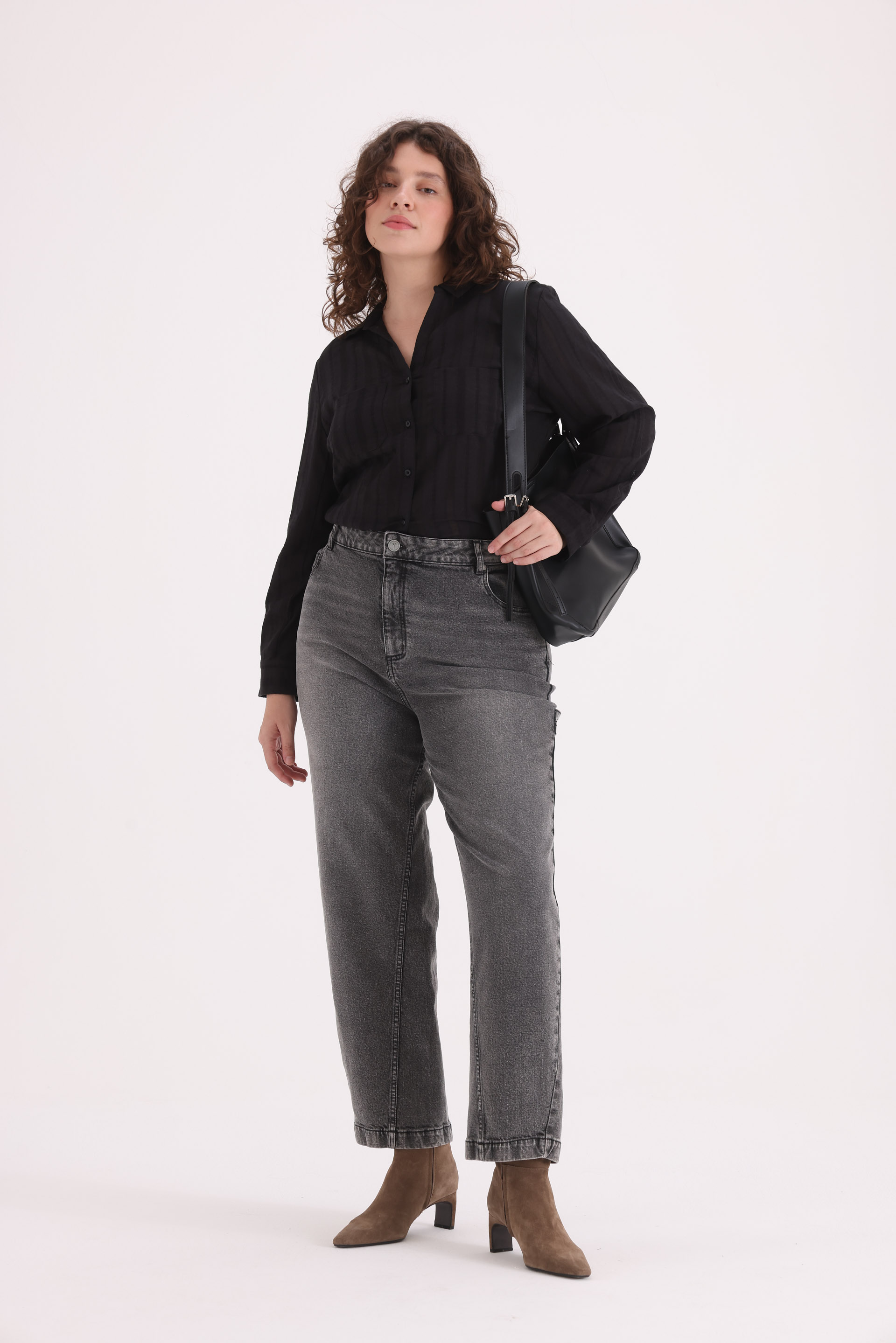 CAMISA-ALGODÓN-LILY-LISA-NEGRO-0100643102