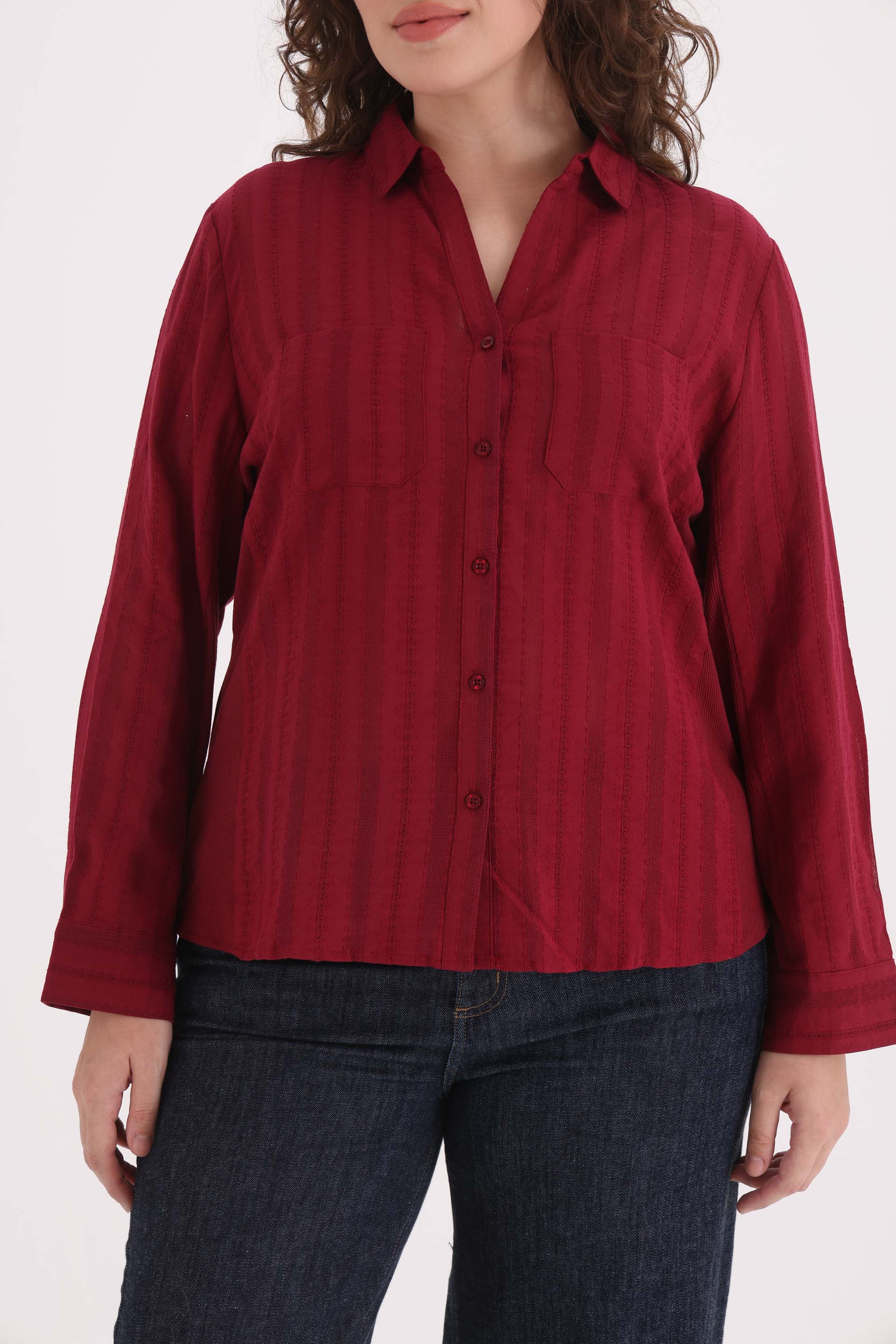 CAMISA-LILY-TEXTURA-ALGODÓN-BORDO-0100720155