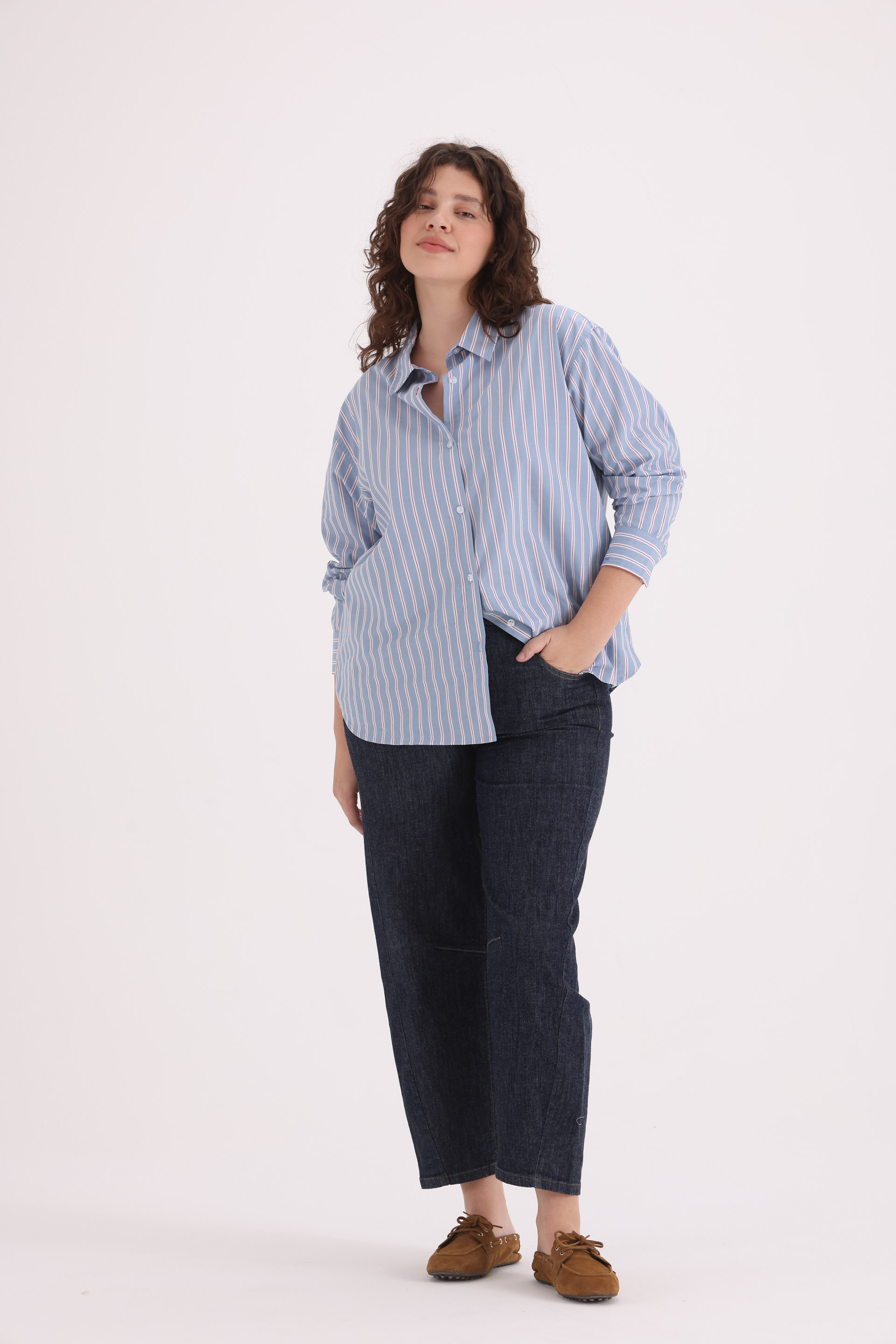 CAMISA-POPLIN-RAYADA-ADELE-CELESTE-0100724145