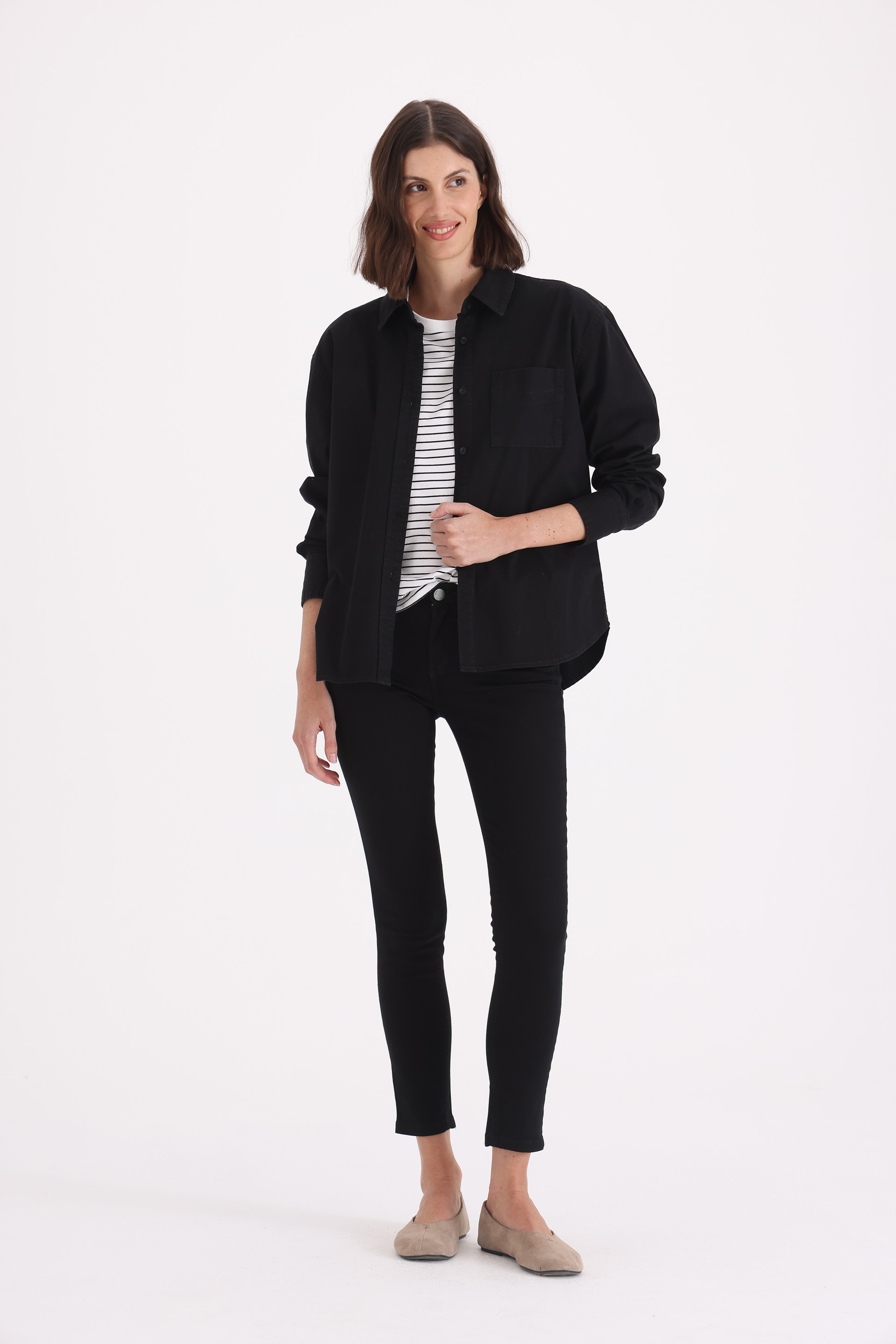 JEAN SKINNY TIRO ALTO EMMA COLORNEGRO