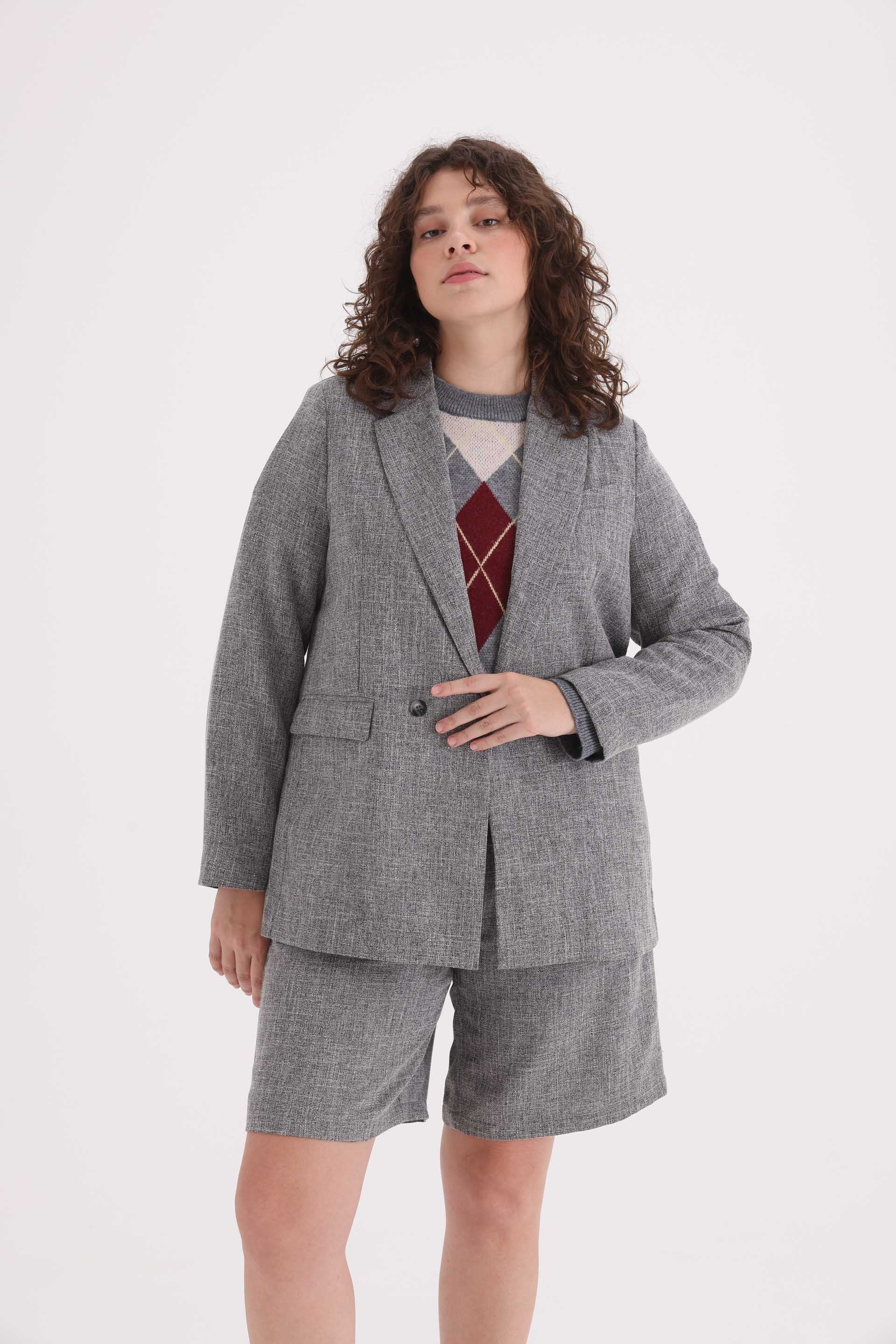 BLAZER-SASTRERO-TWEED-VALEN-GRIS MELANGE-1400088117