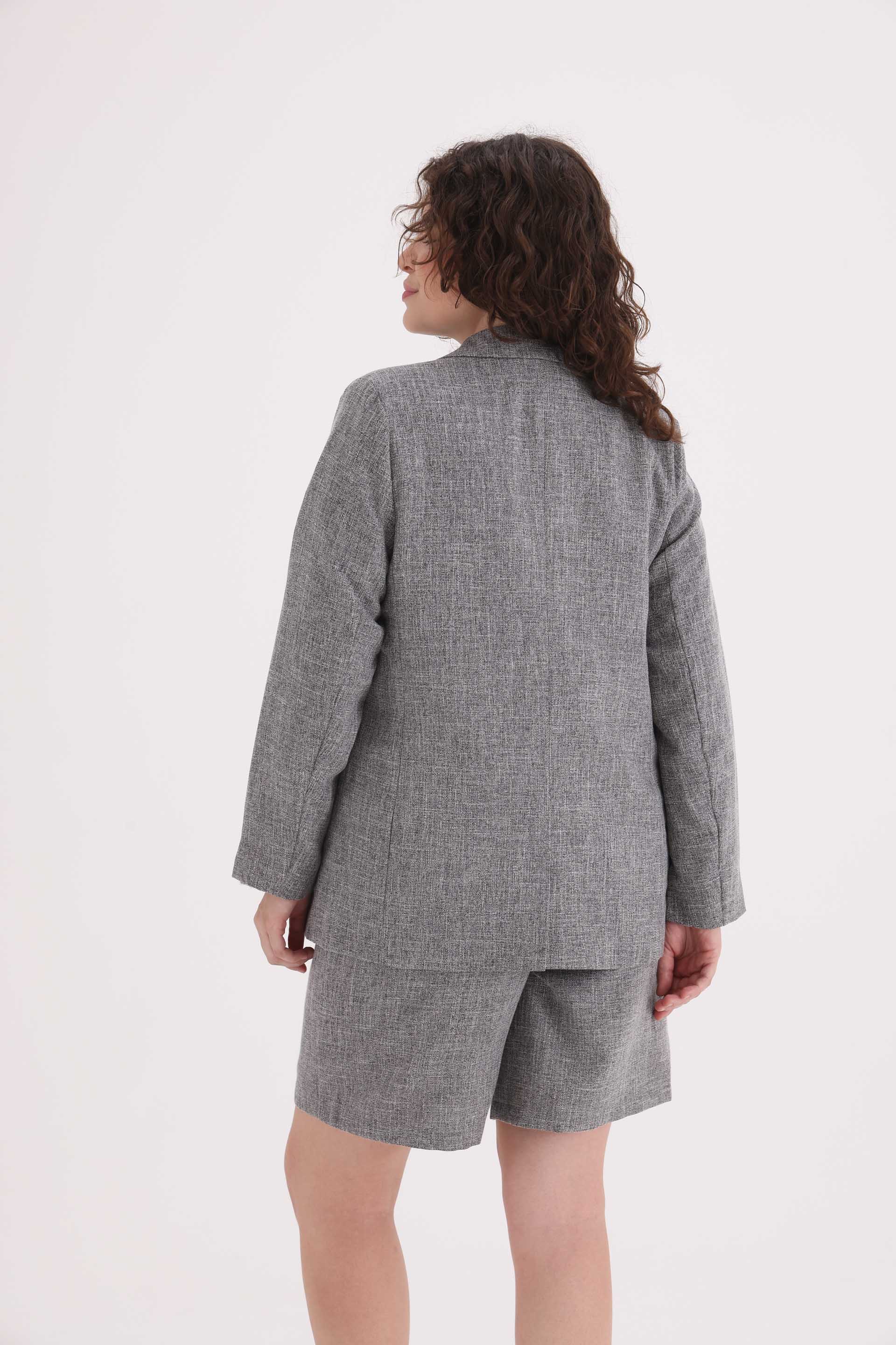 BLAZER-SASTRERO-TWEED-VALEN-GRIS MELANGE-1400088117