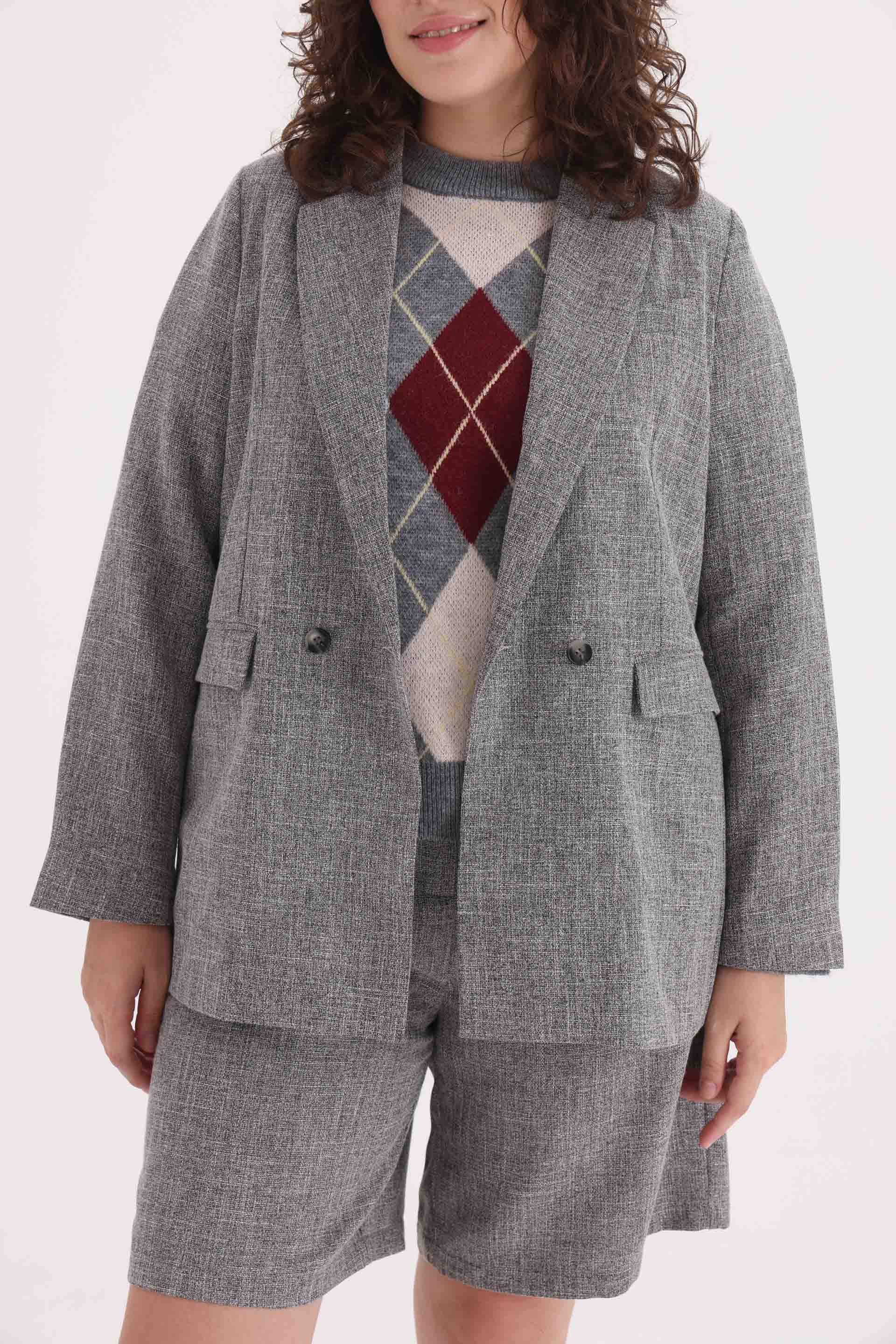 BLAZER-SASTRERO-TWEED-VALEN-GRIS MELANGE-1400088117