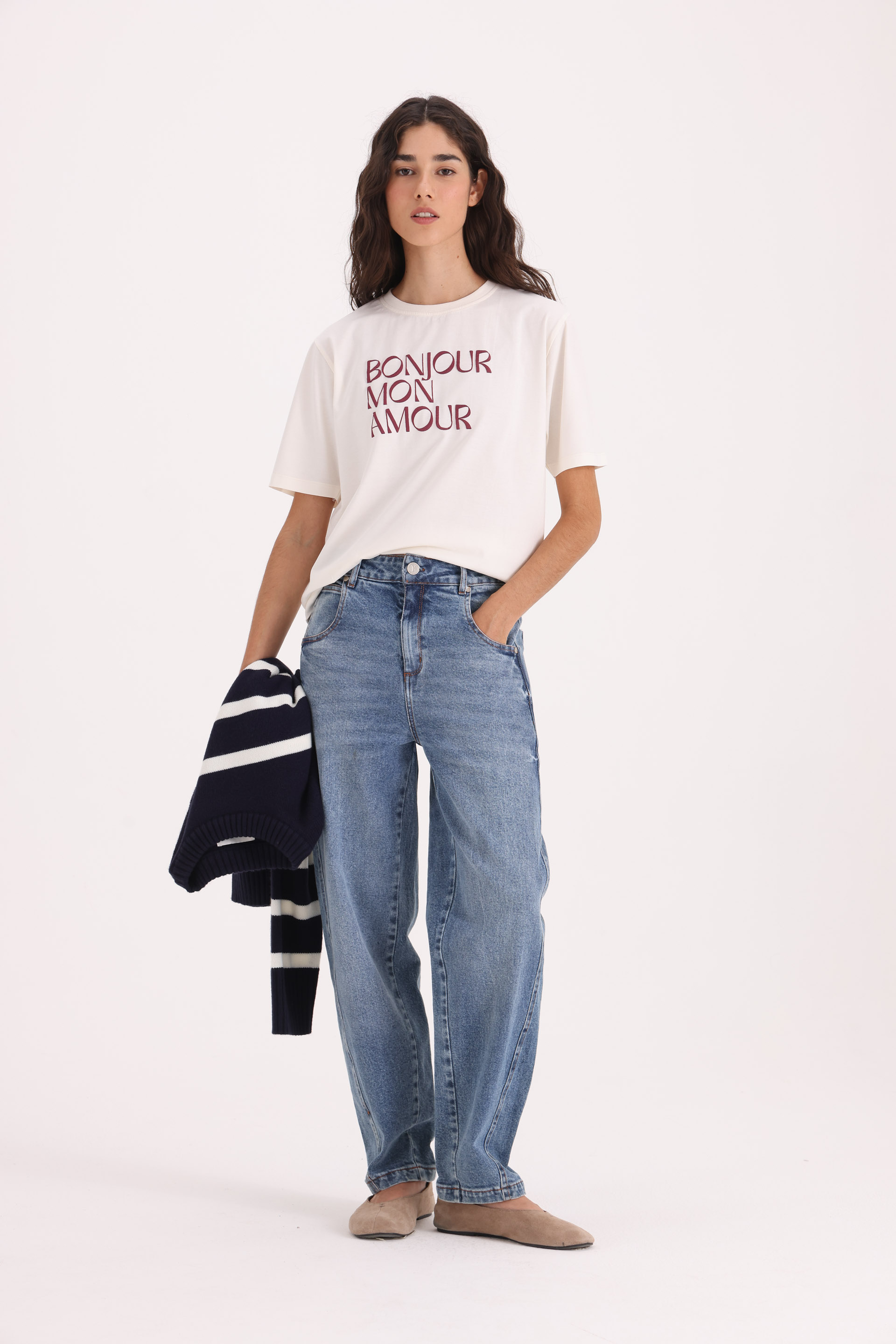 Y008 BARREL T.MEDIO STONE WASH