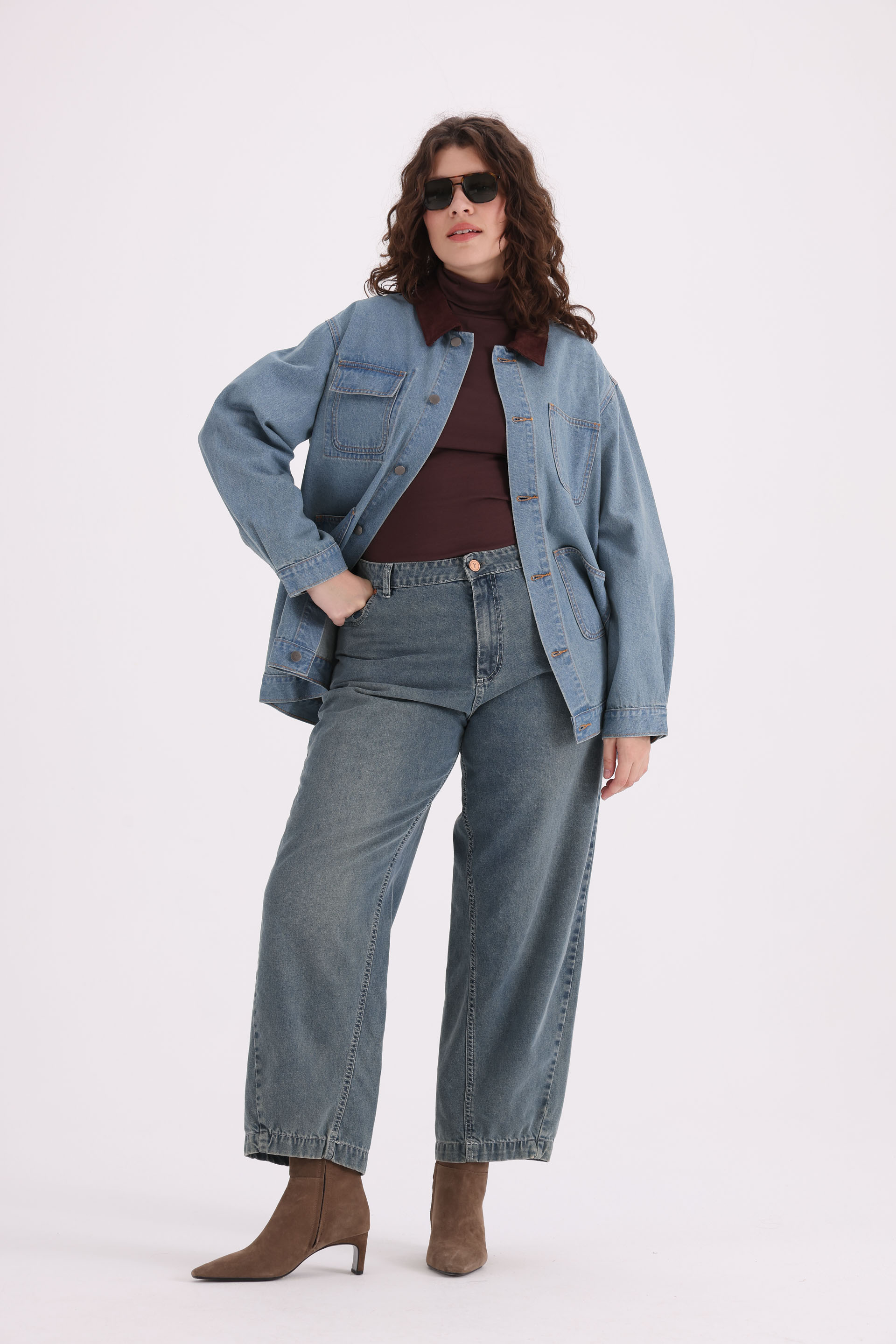 Y011 BAGGY T.MEDIO AZUL