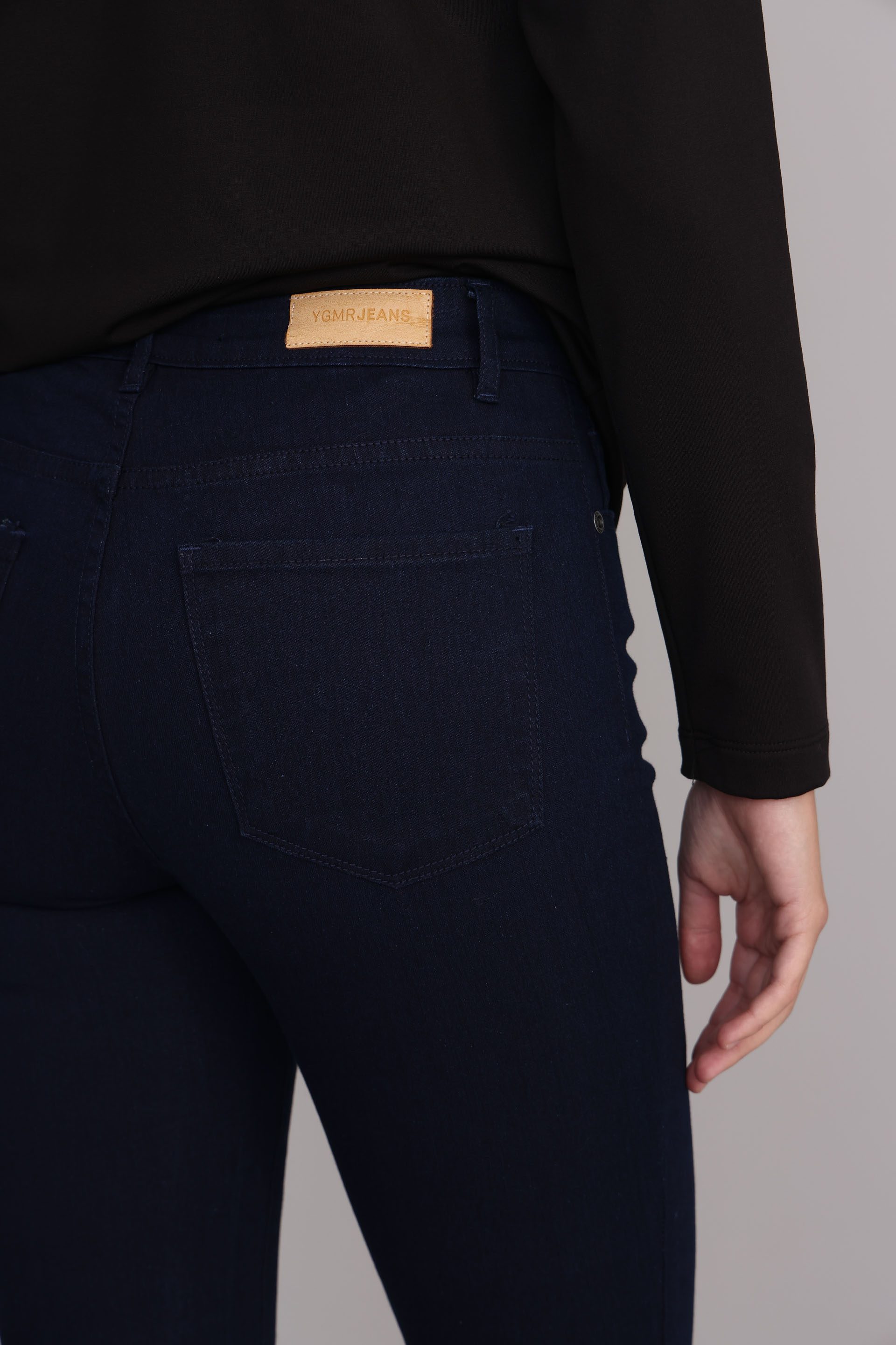 JEAN SKINNY EMMA RAW AZUL MARINO