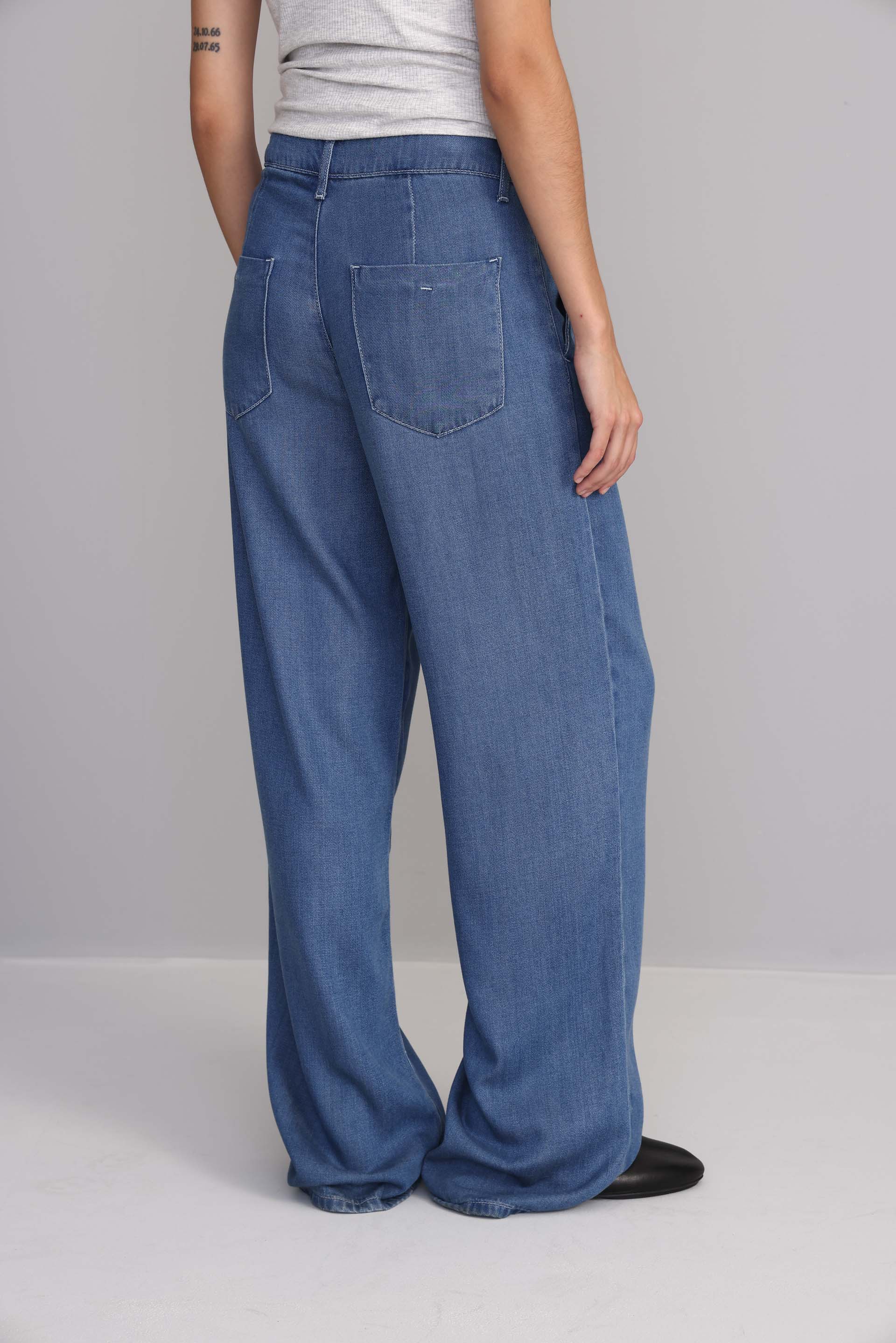WIDE LEG SASTRERO CELESTE 