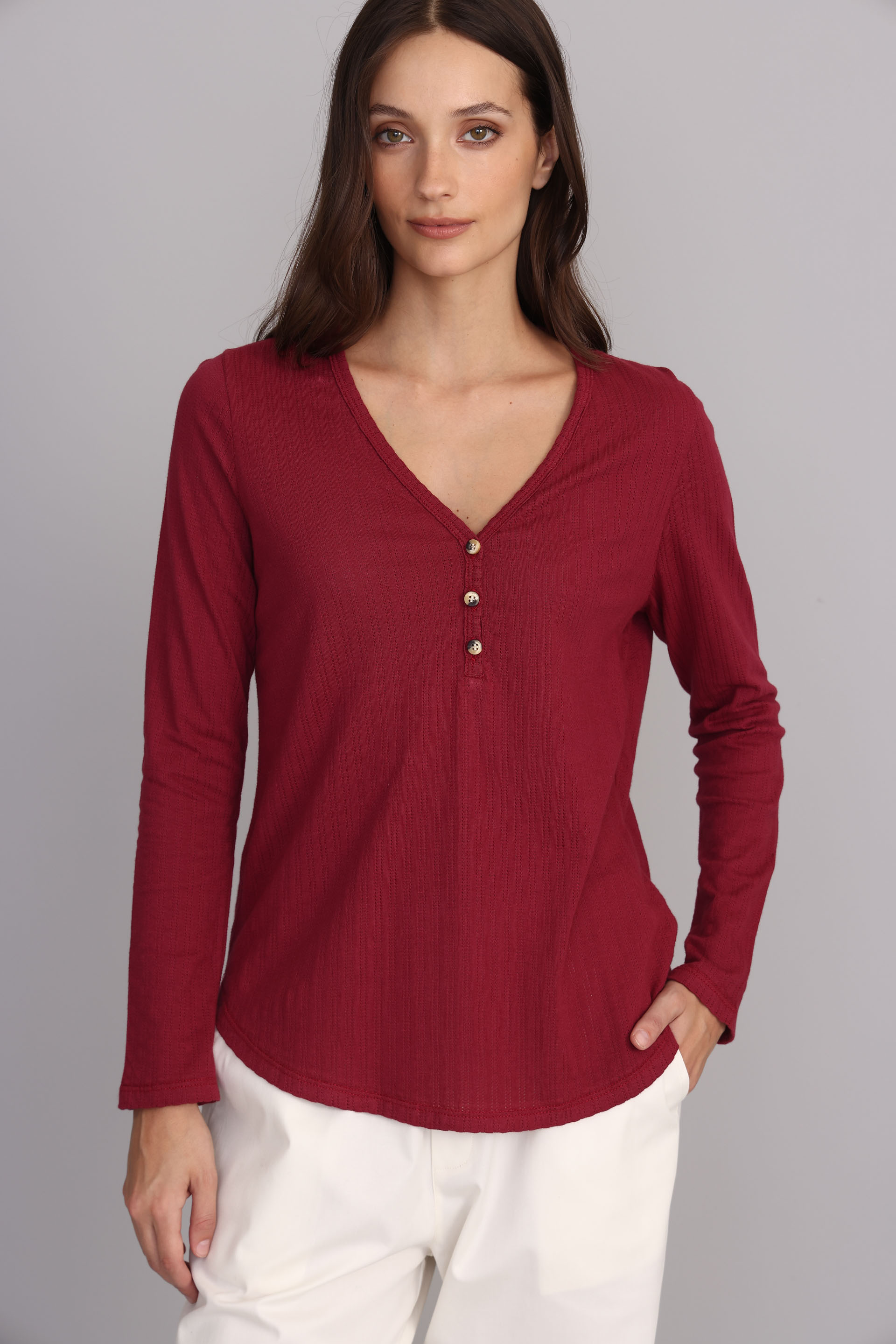 REMERA MERY BORDO 
