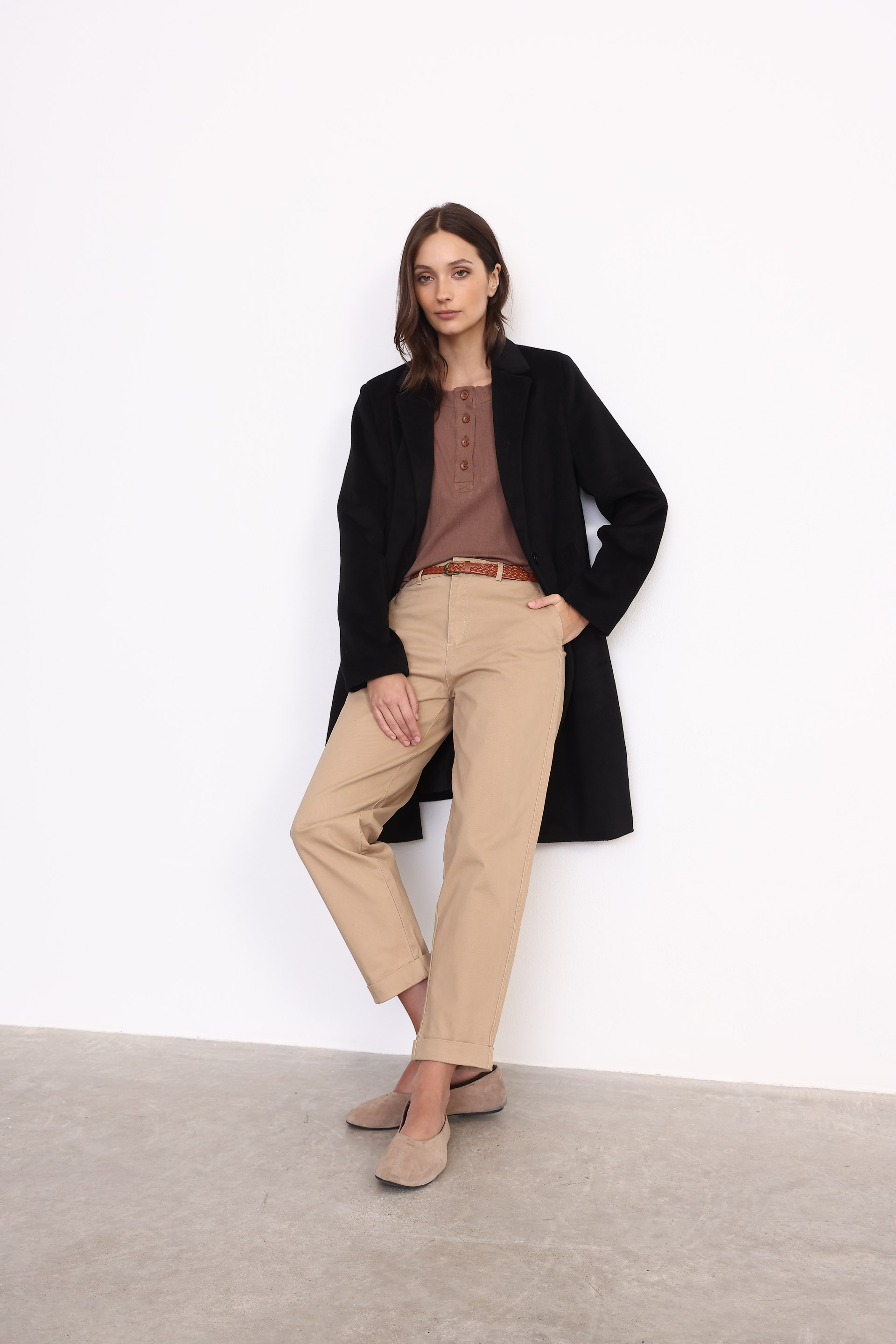 REMERA ABI MARRON OSCURO