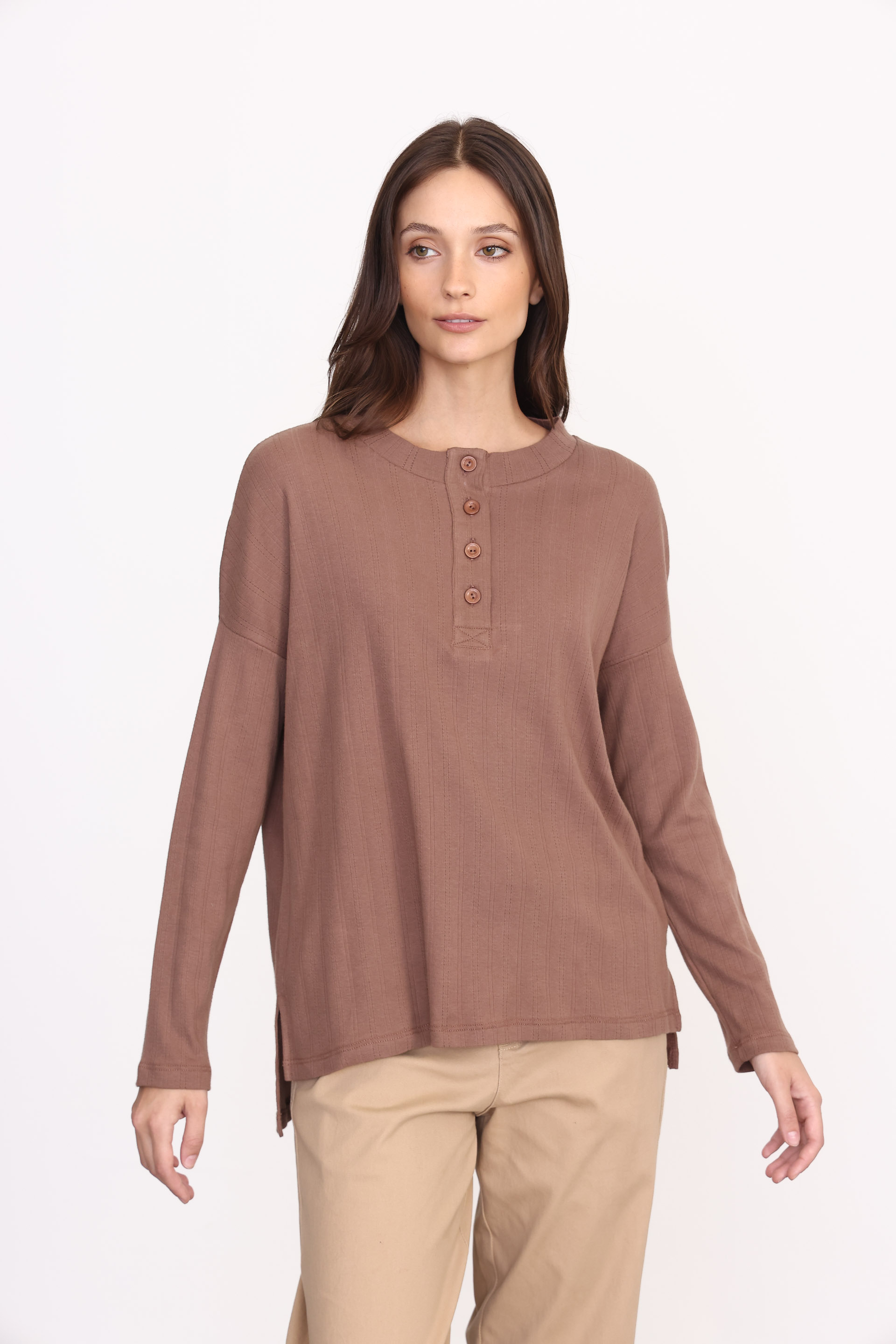 REMERA ABI MARRON OSCURO