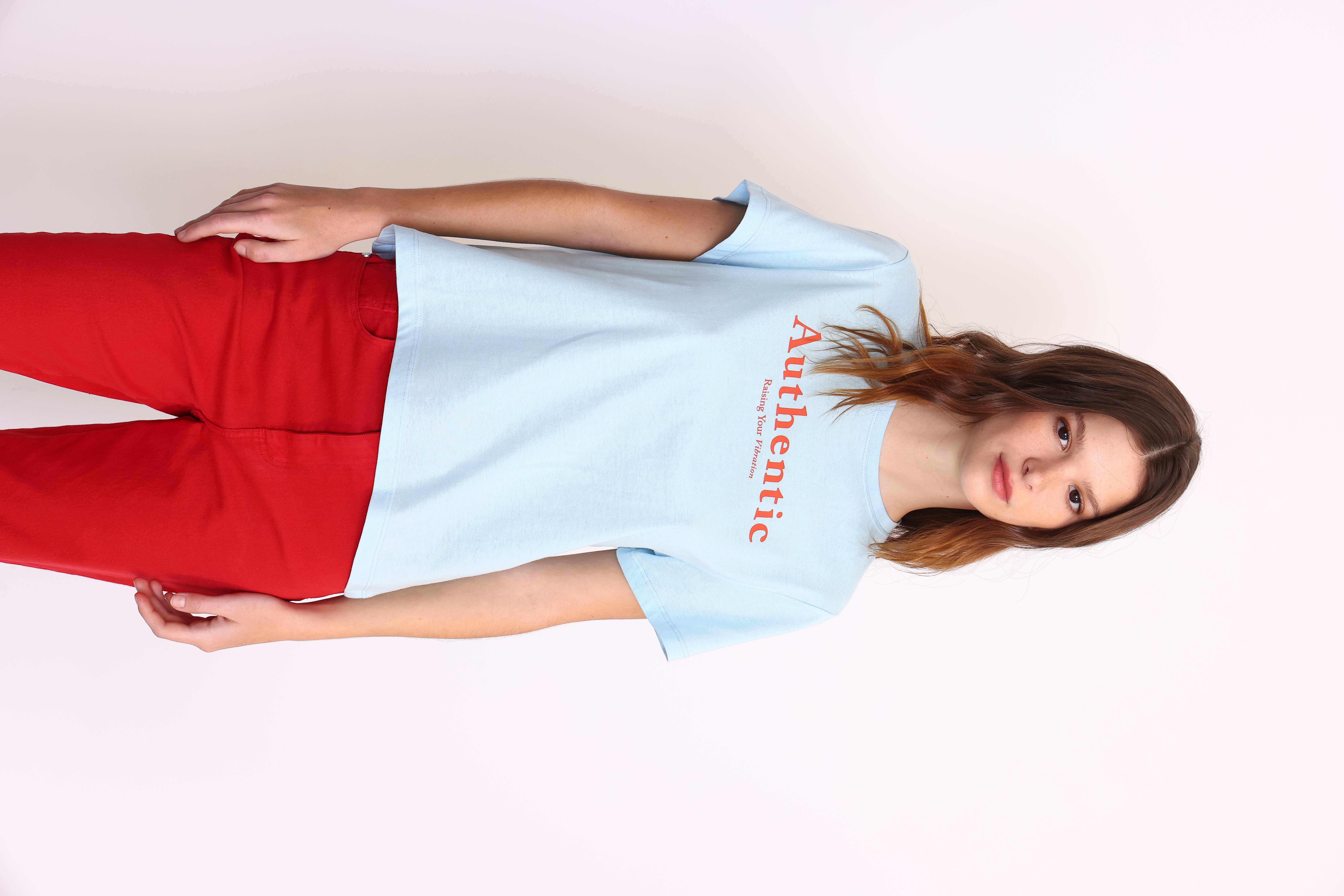 REMERA CELESTE CLARO