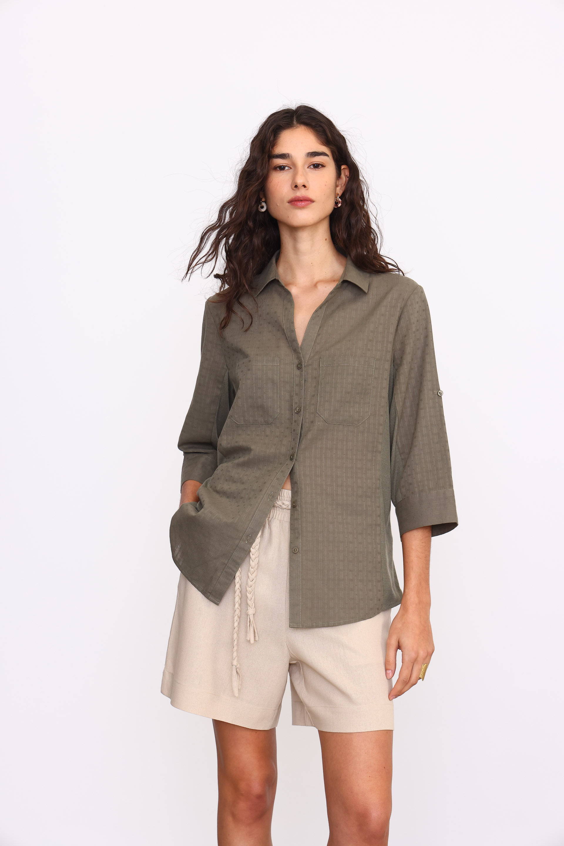 CAMISA LILY FANTASIA VERDE MILITAR