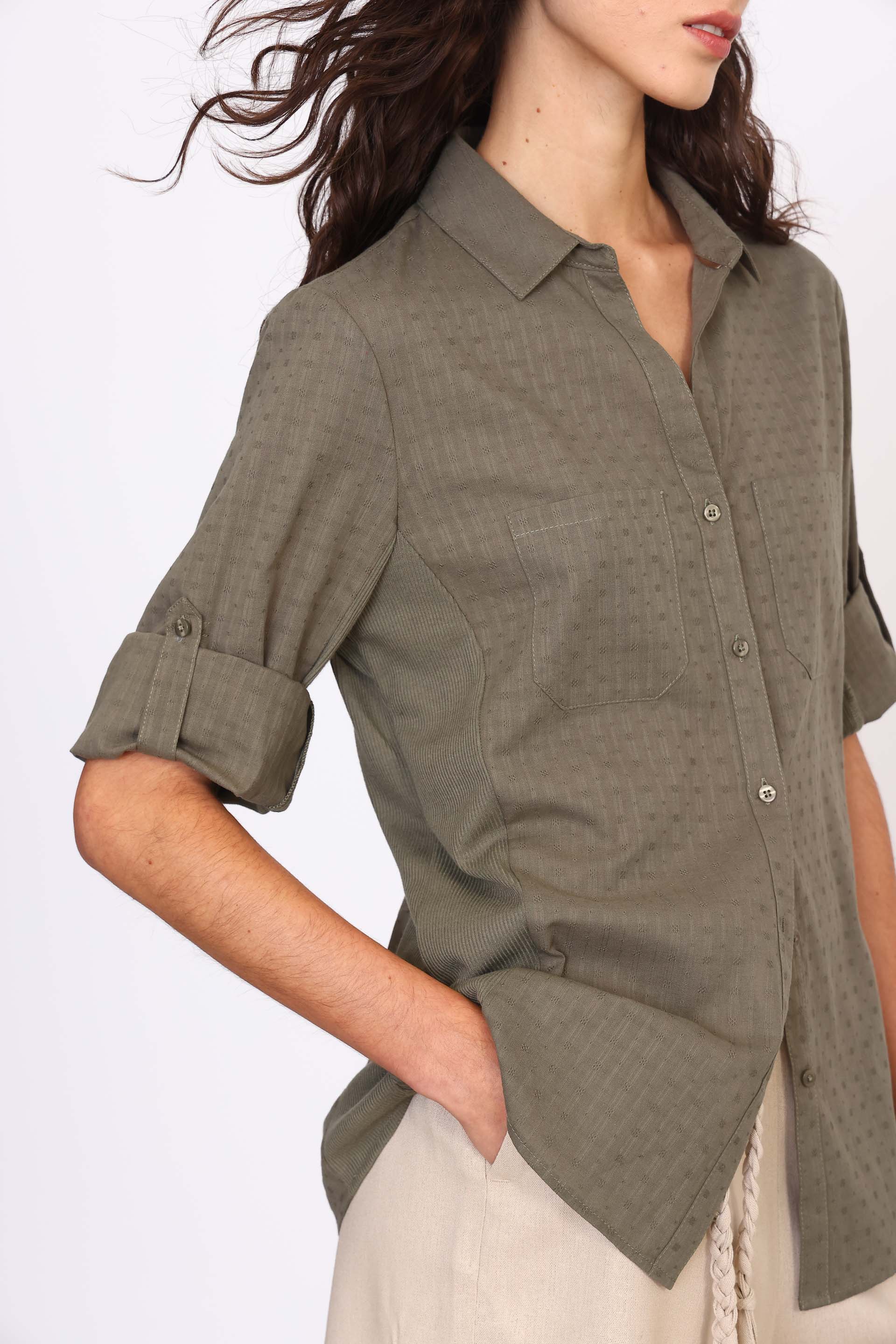 CAMISA LILY FANTASIA VERDE MILITAR
