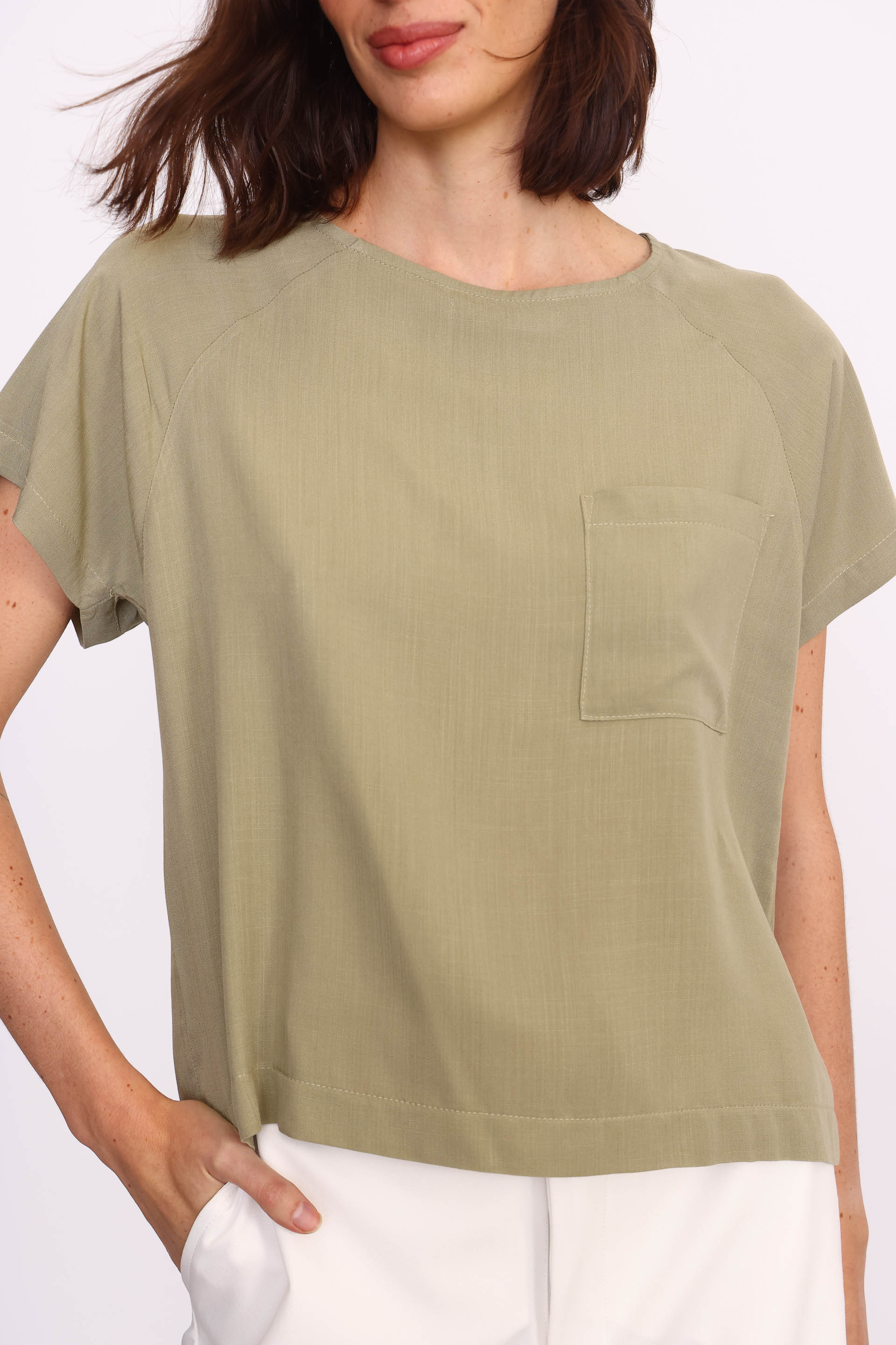 BLUSA PRIMULA VERDE OLIVA