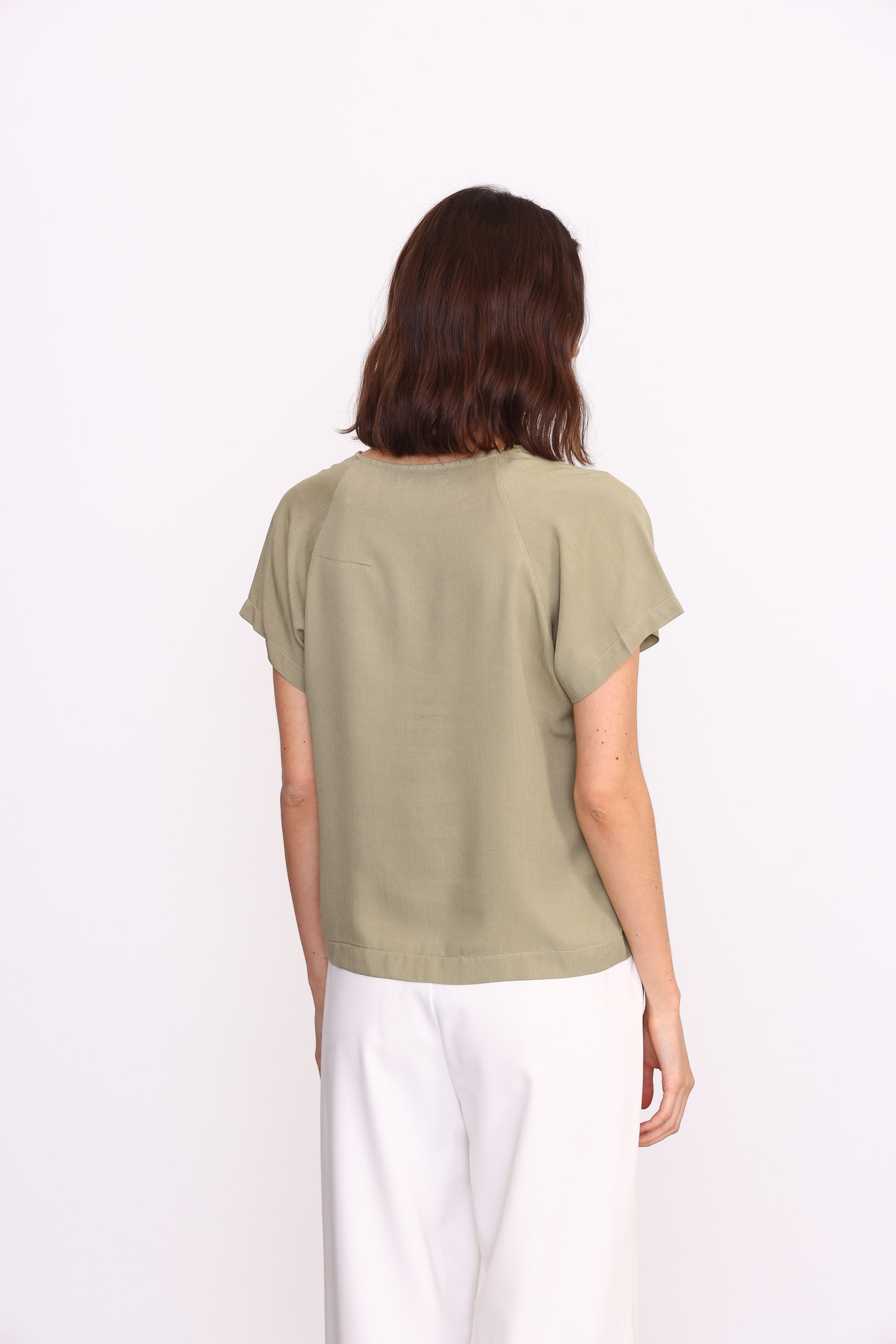 BLUSA PRIMULA VERDE OLIVA