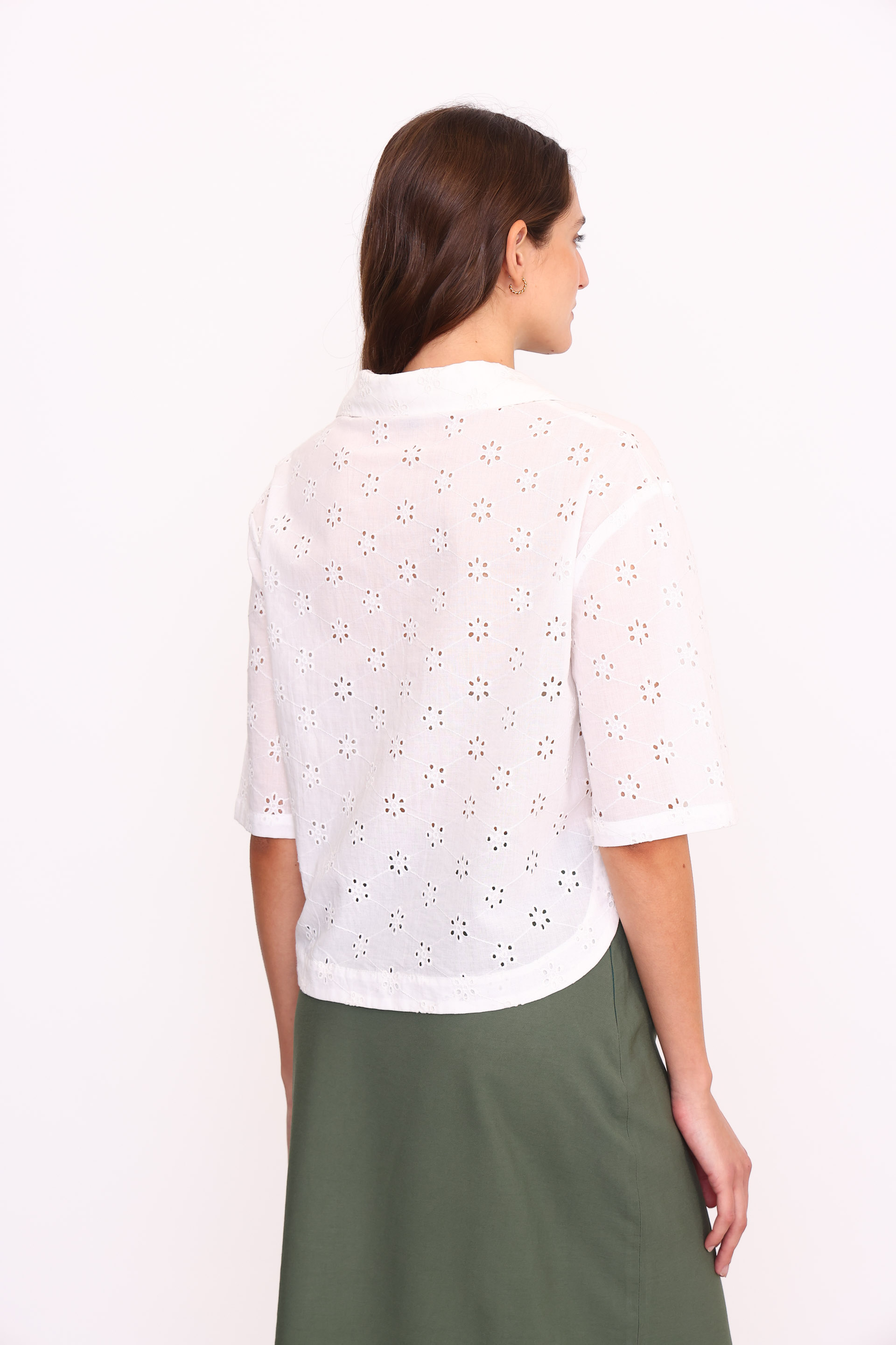 BLUSA BRODERIE SARA BLANCO