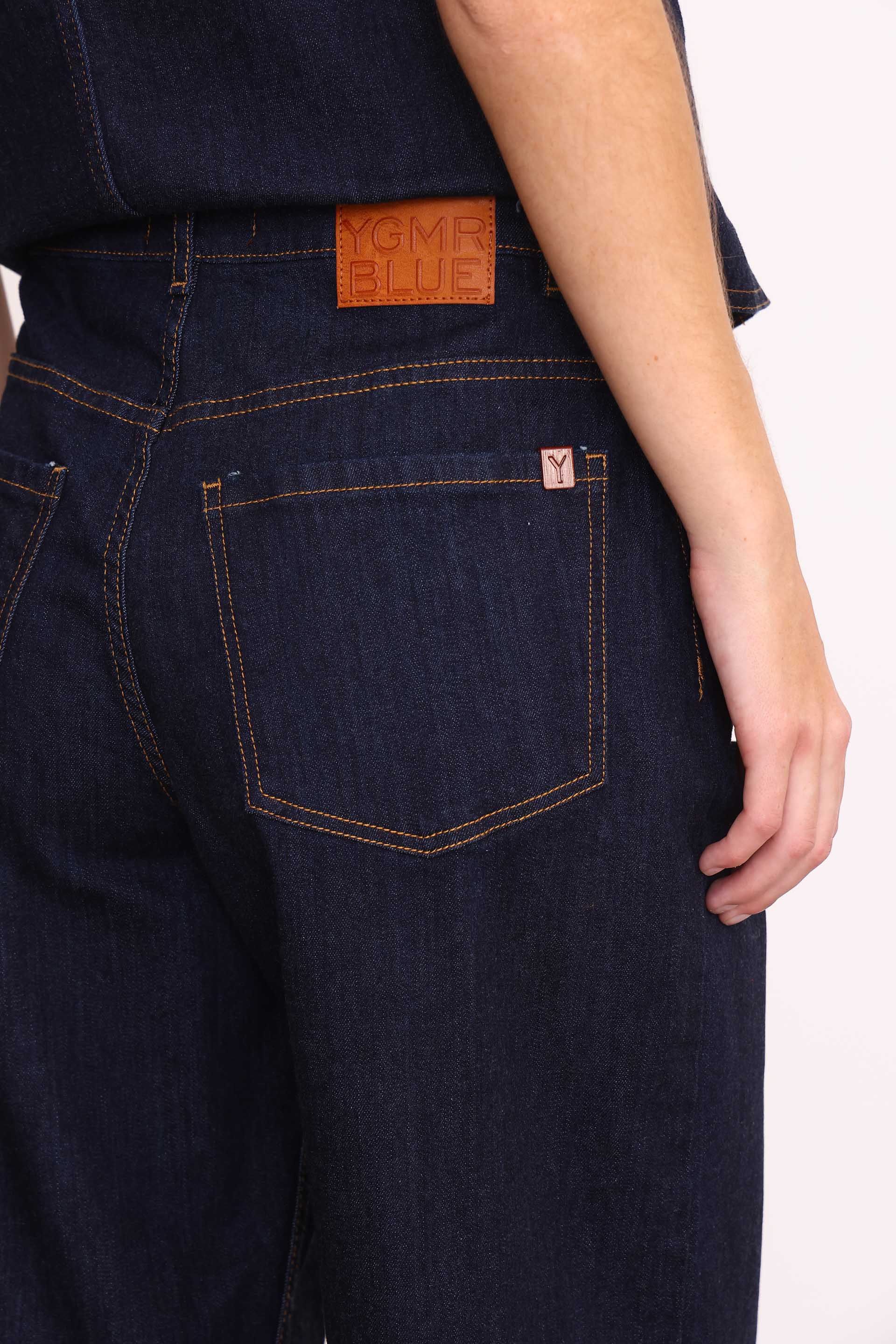 BERMUDA JUANA DENIM AZUL MARINO