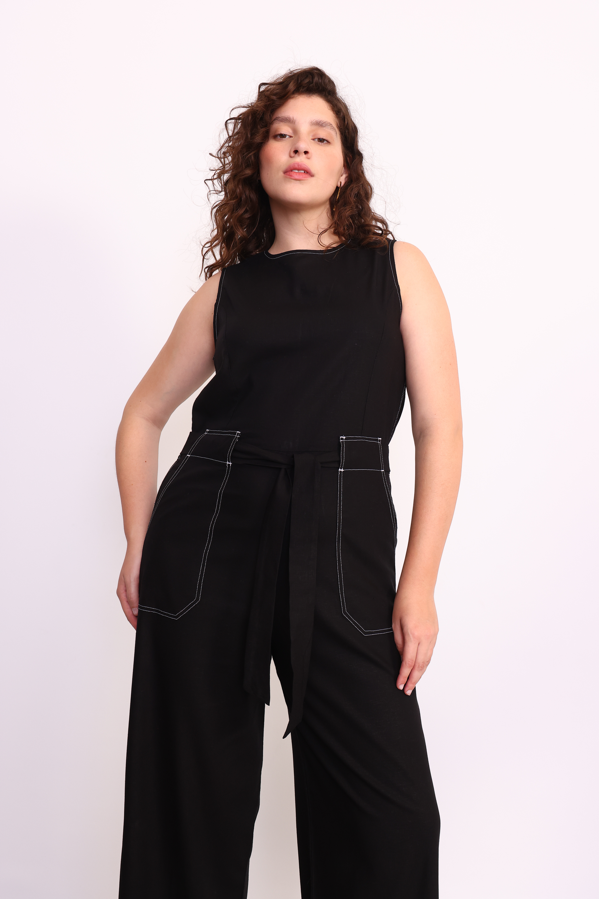 MONO LINO GEMA NEGRO