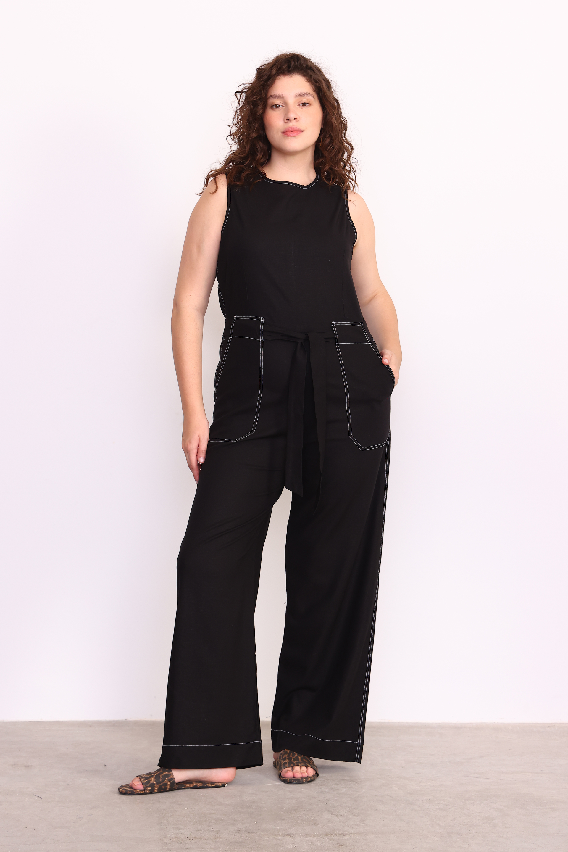 MONO LINO GEMA NEGRO