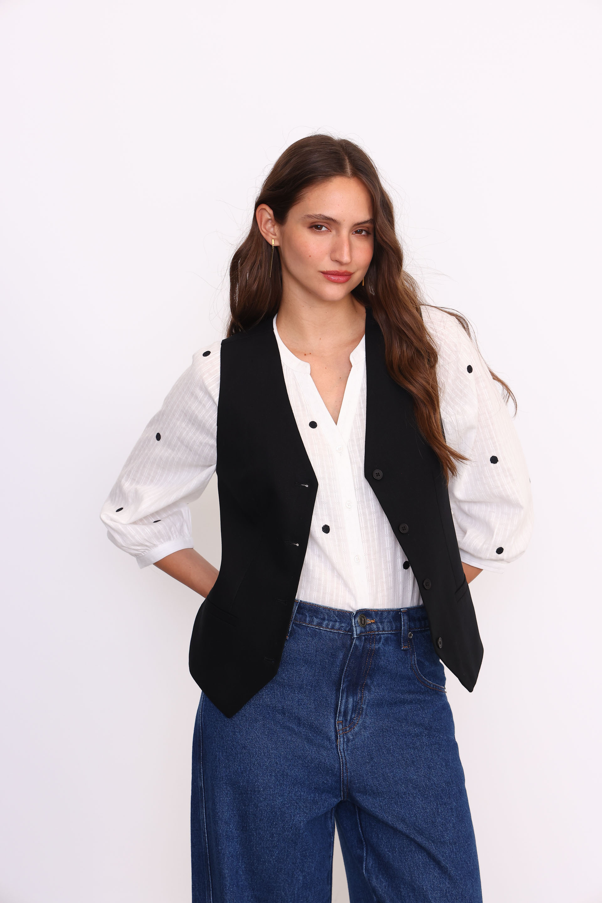 CHALECO MARTINA NEGRO