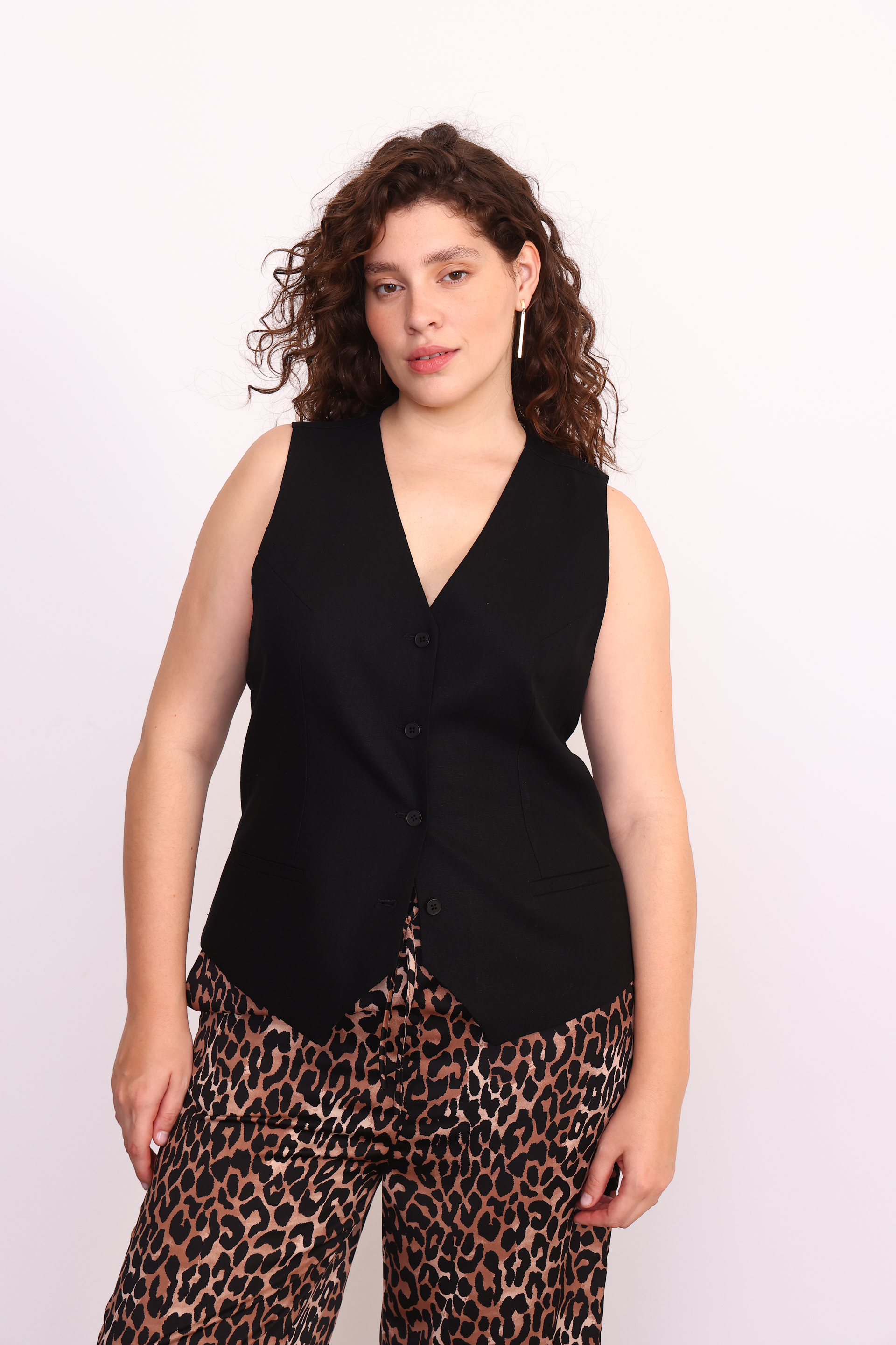 CHALECO MARTINA NEGRO