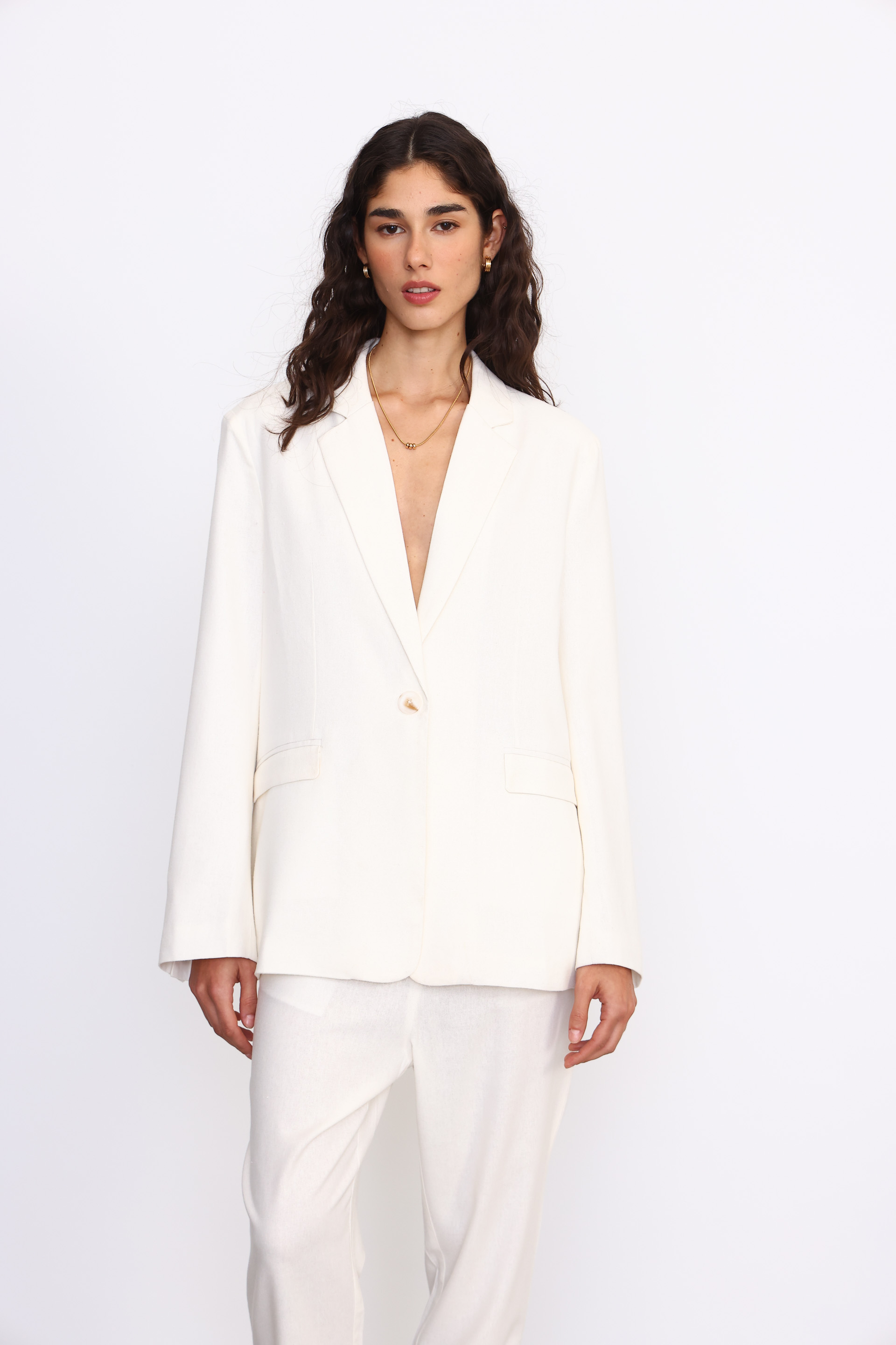BLAZER LINO AMBER BLANCO