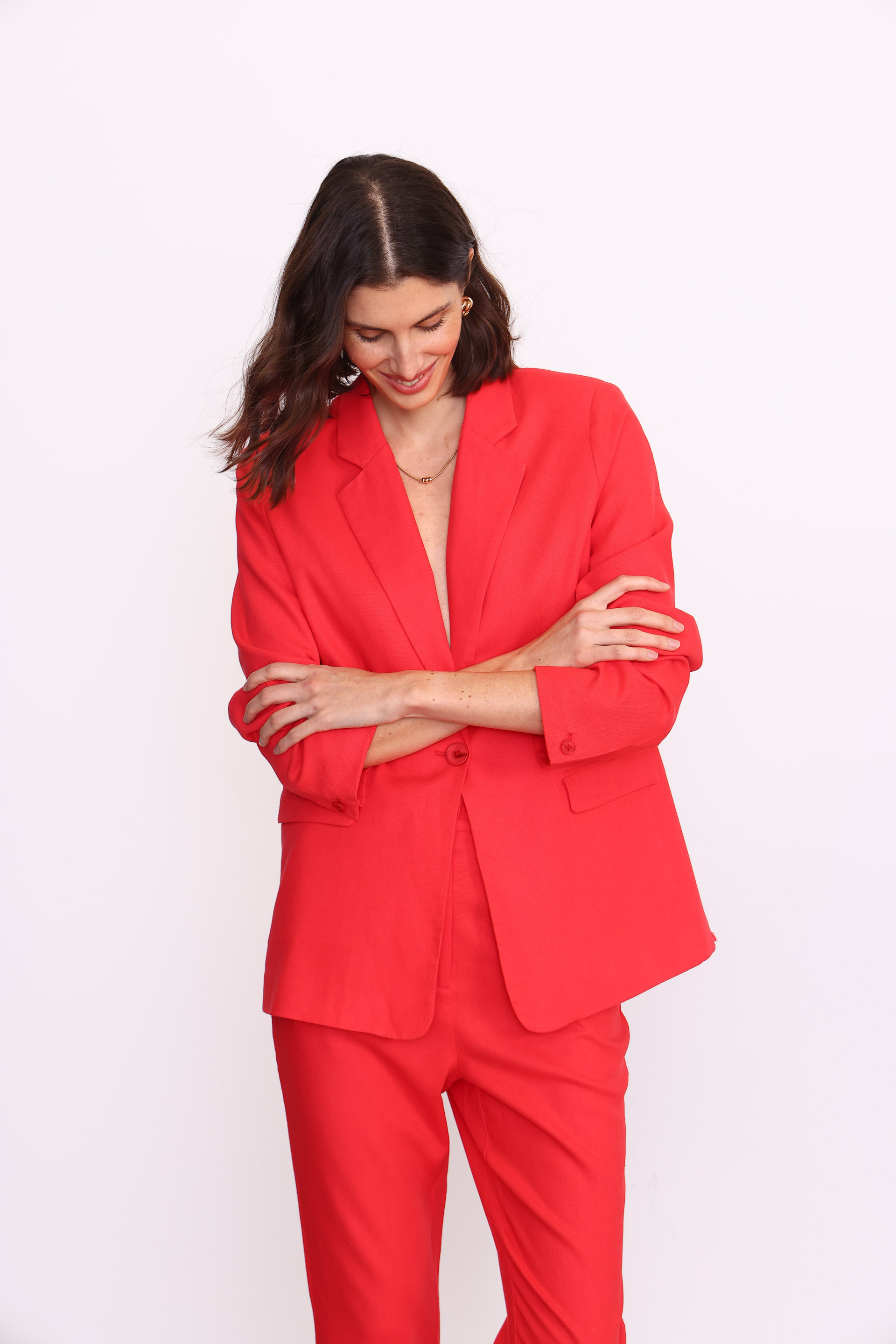 BLAZER LINO AMBER ROJO