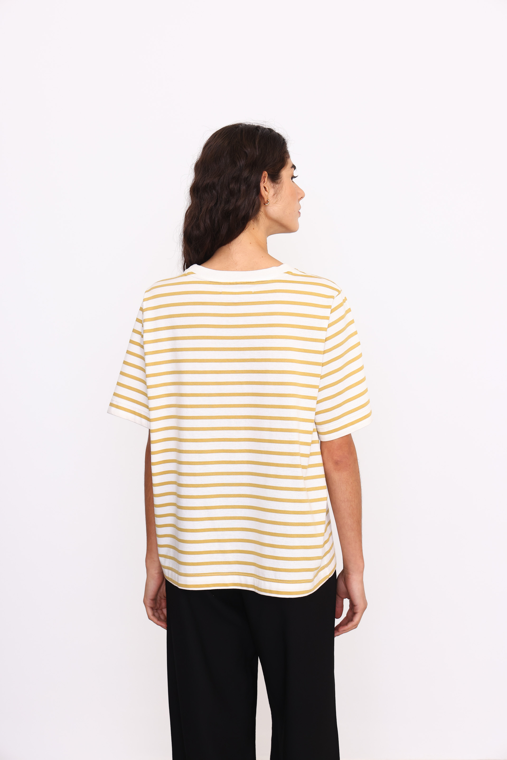 REMERA RAYADA MARTI VERDE OLIVA