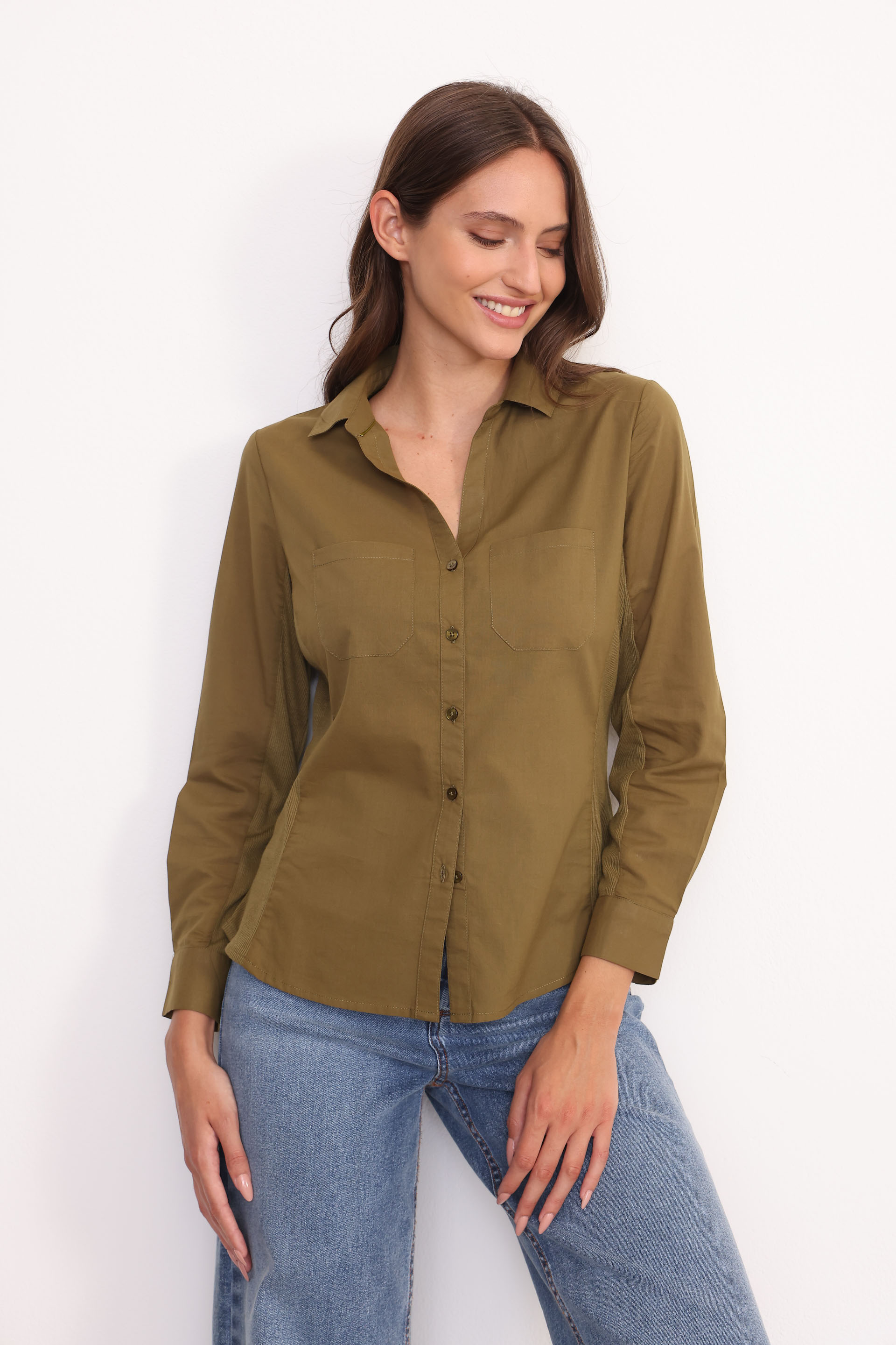 CAMISA LILY VERDE MILITAR