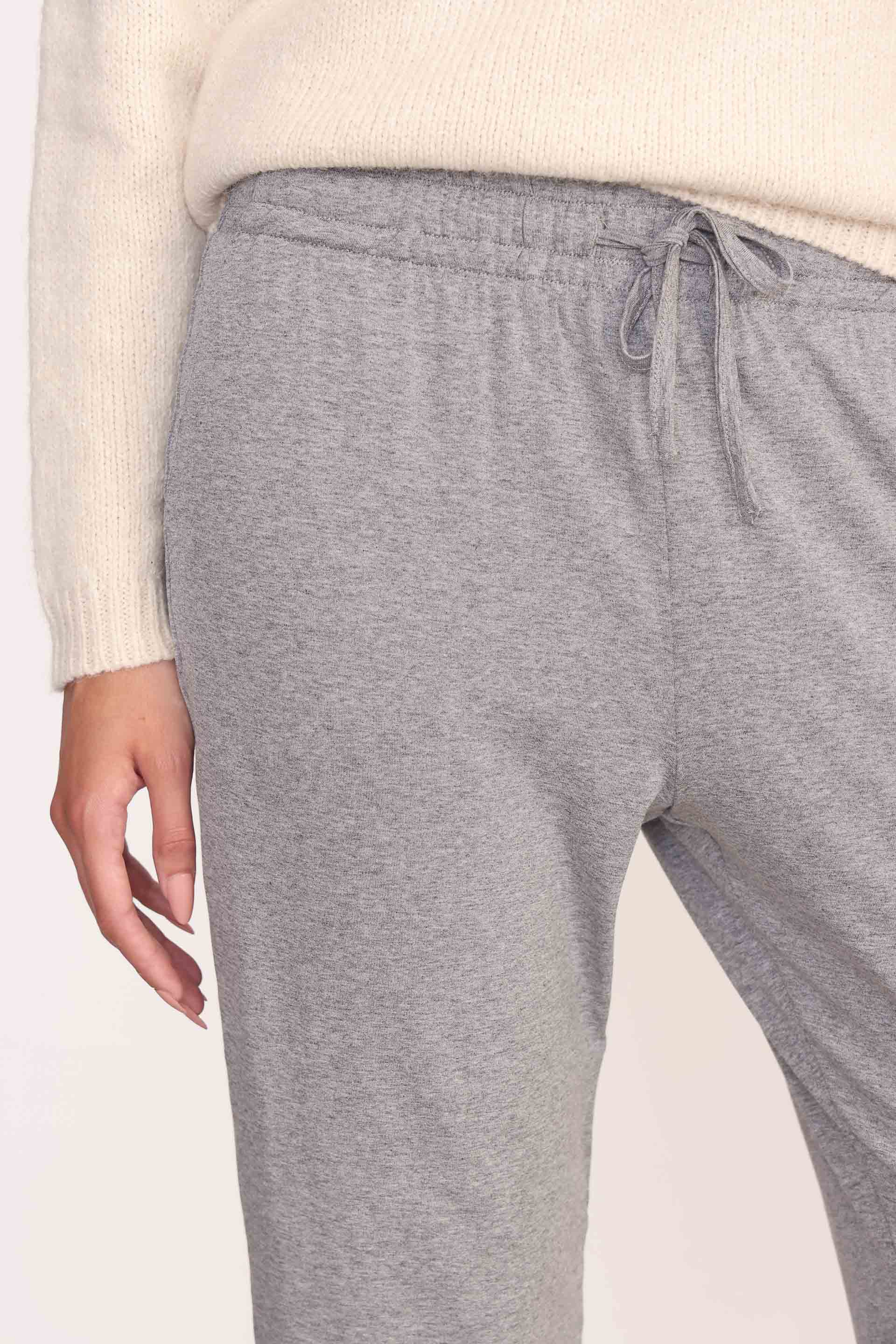 PANTALON BOHO ARETHA GRIS MELANGE