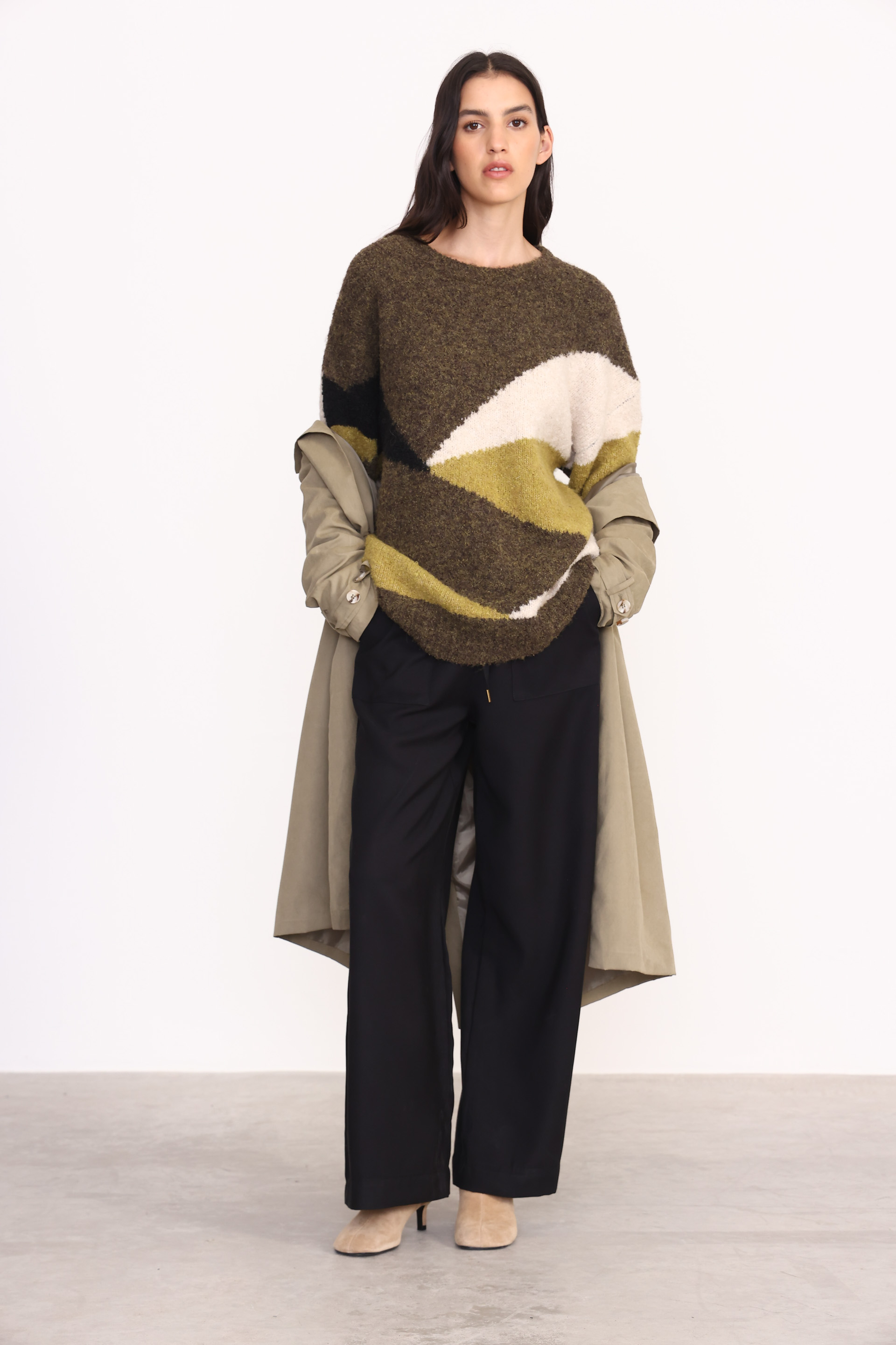 SWEATER MOULINE ABI VERDE MILITAR