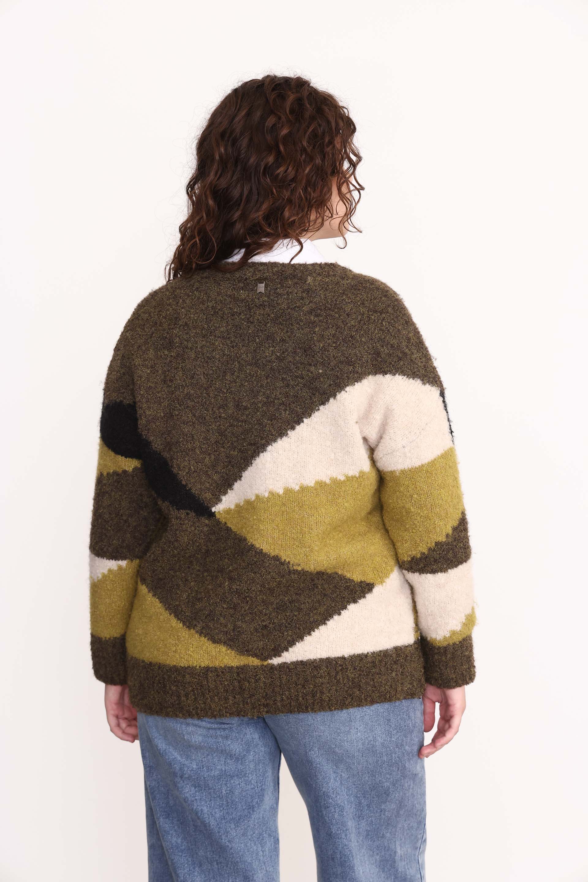 SWEATER MOULINE ABI VERDE MILITAR