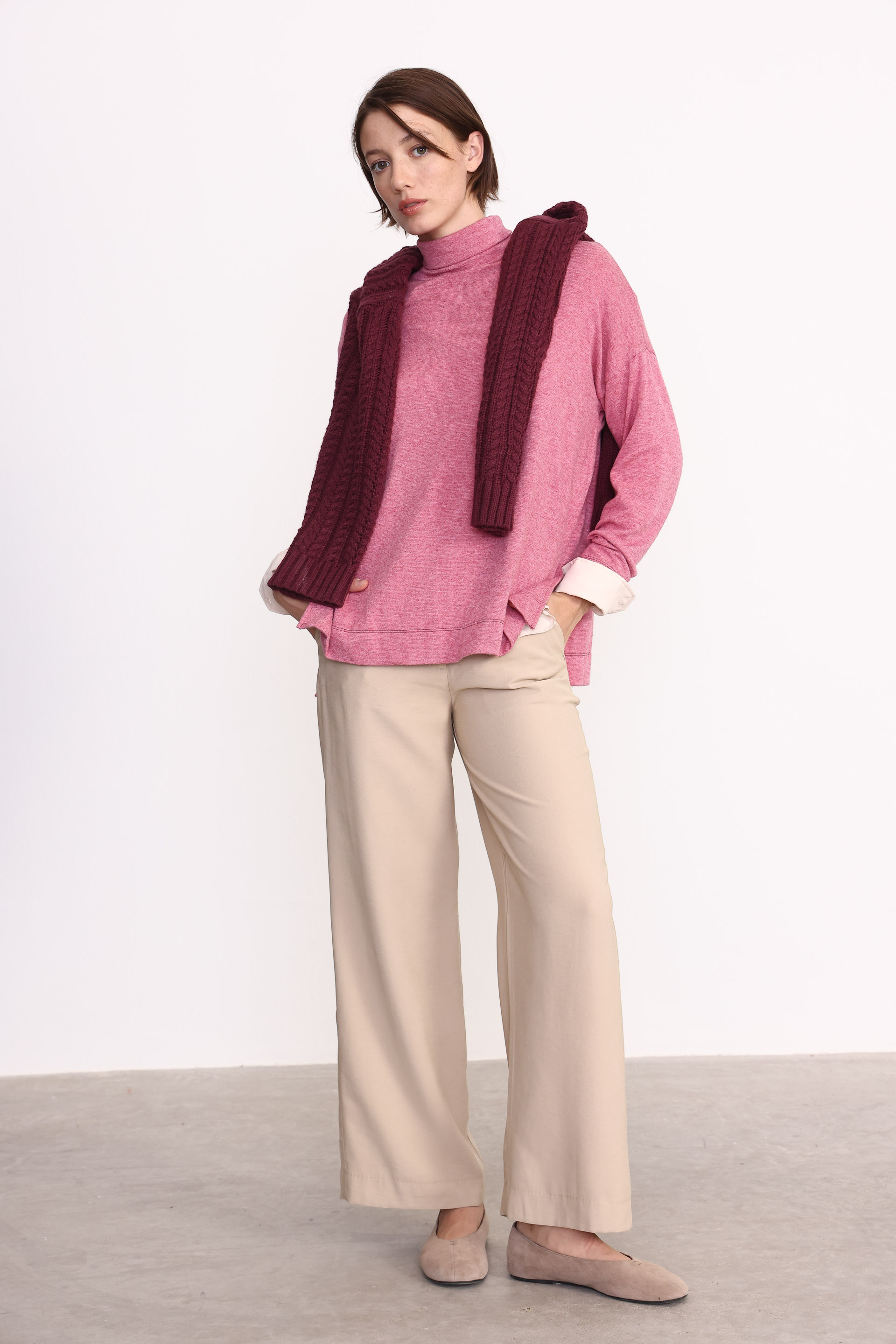 SWEATER KIARA BORDO 