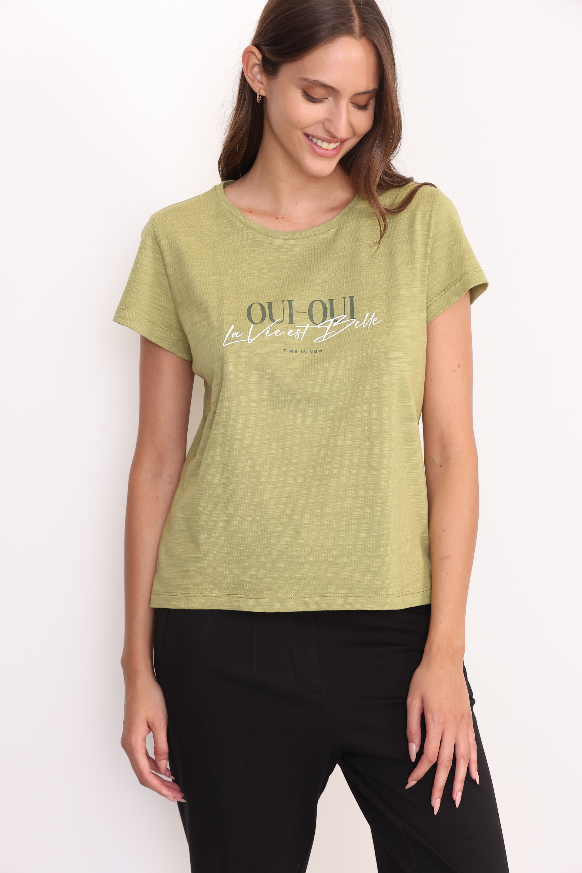REMERA JANA VERDE OLIVA