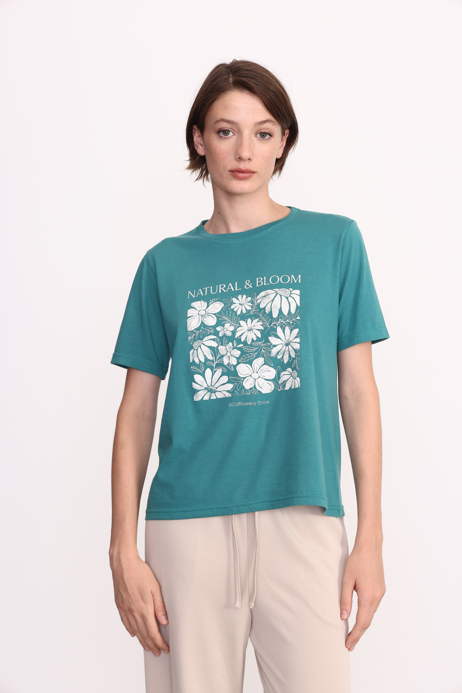 REMERA LUNA VERDE PETROLEO
