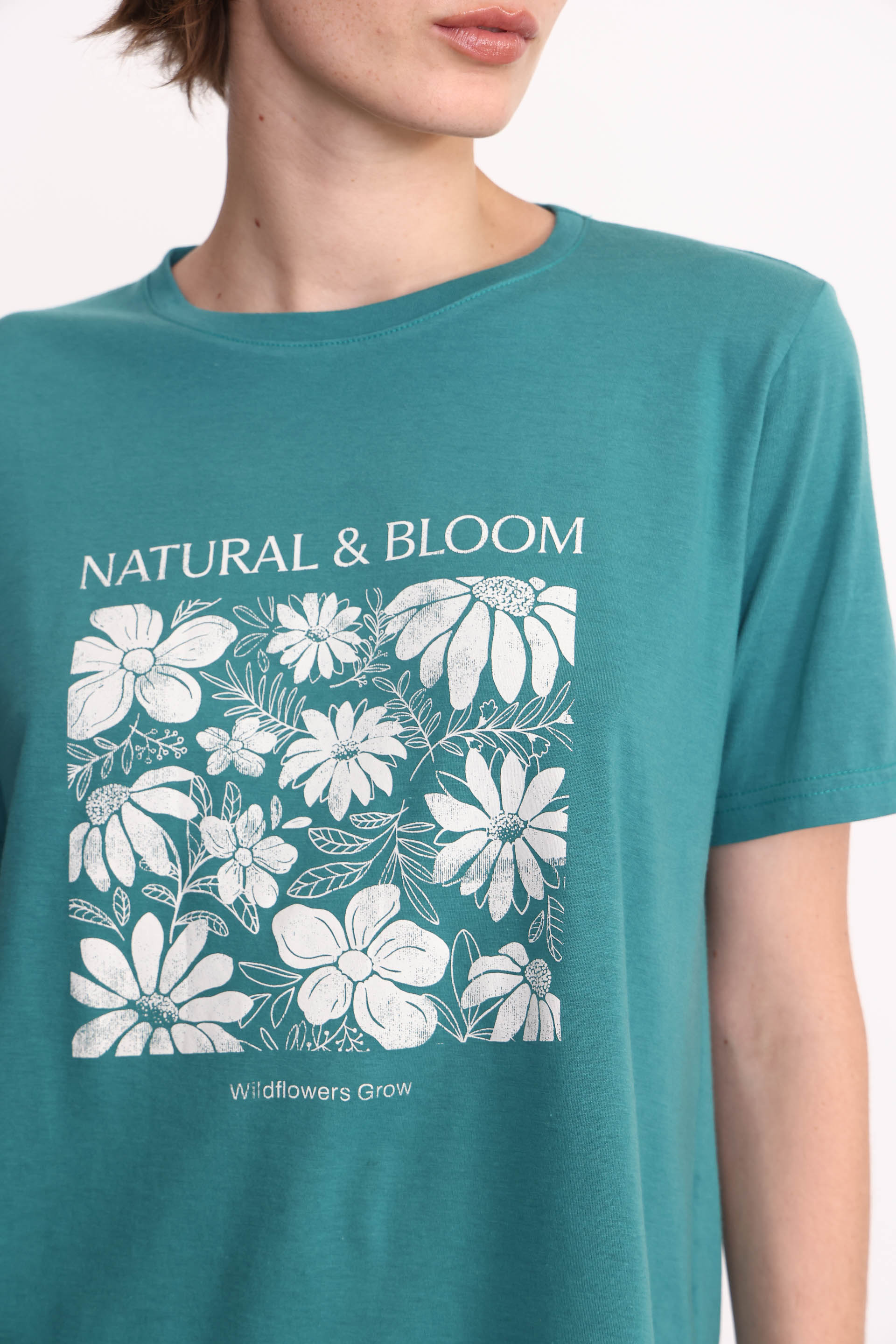 REMERA LUNA VERDE PETROLEO