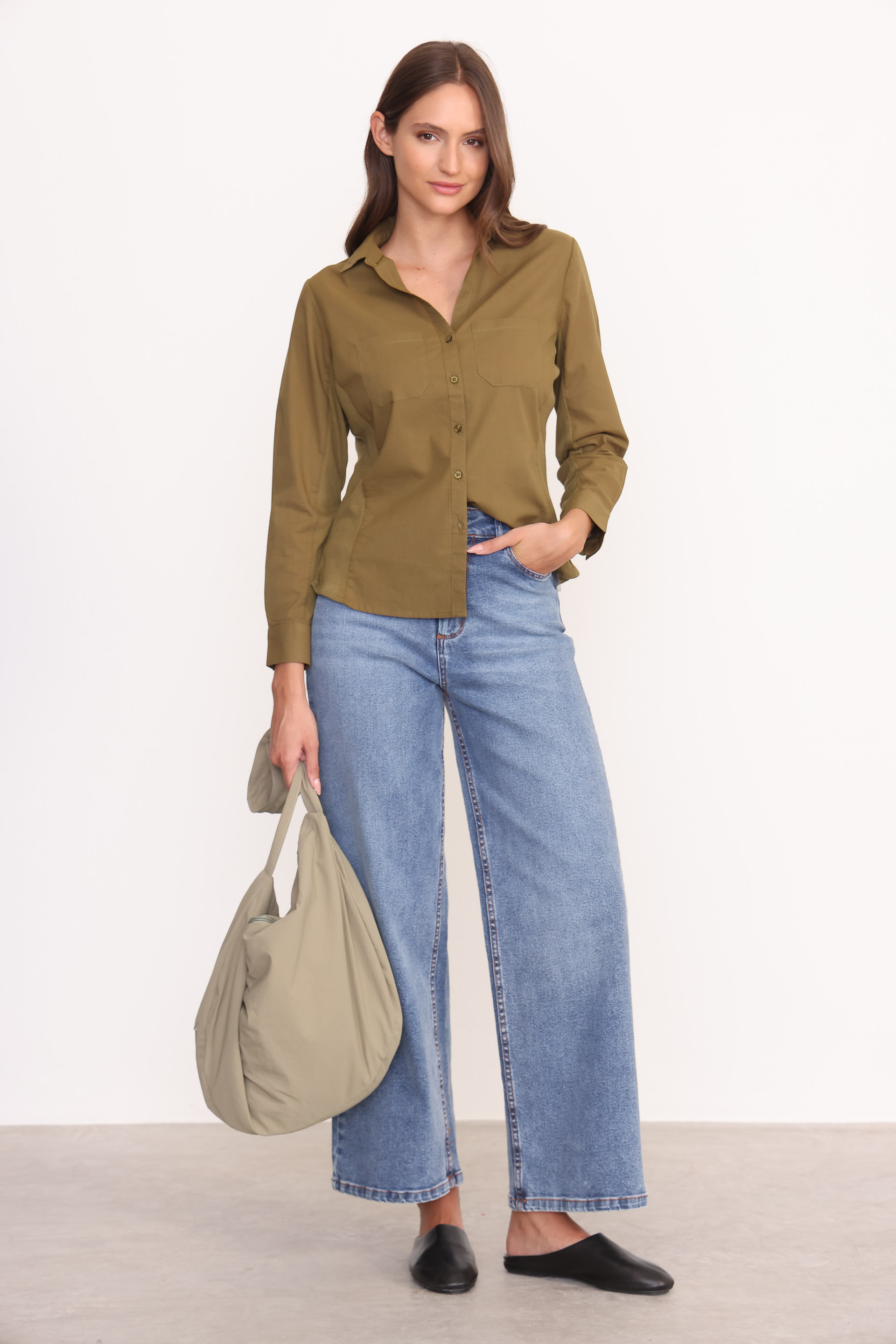 CAMISA LILY VERDE MILITAR