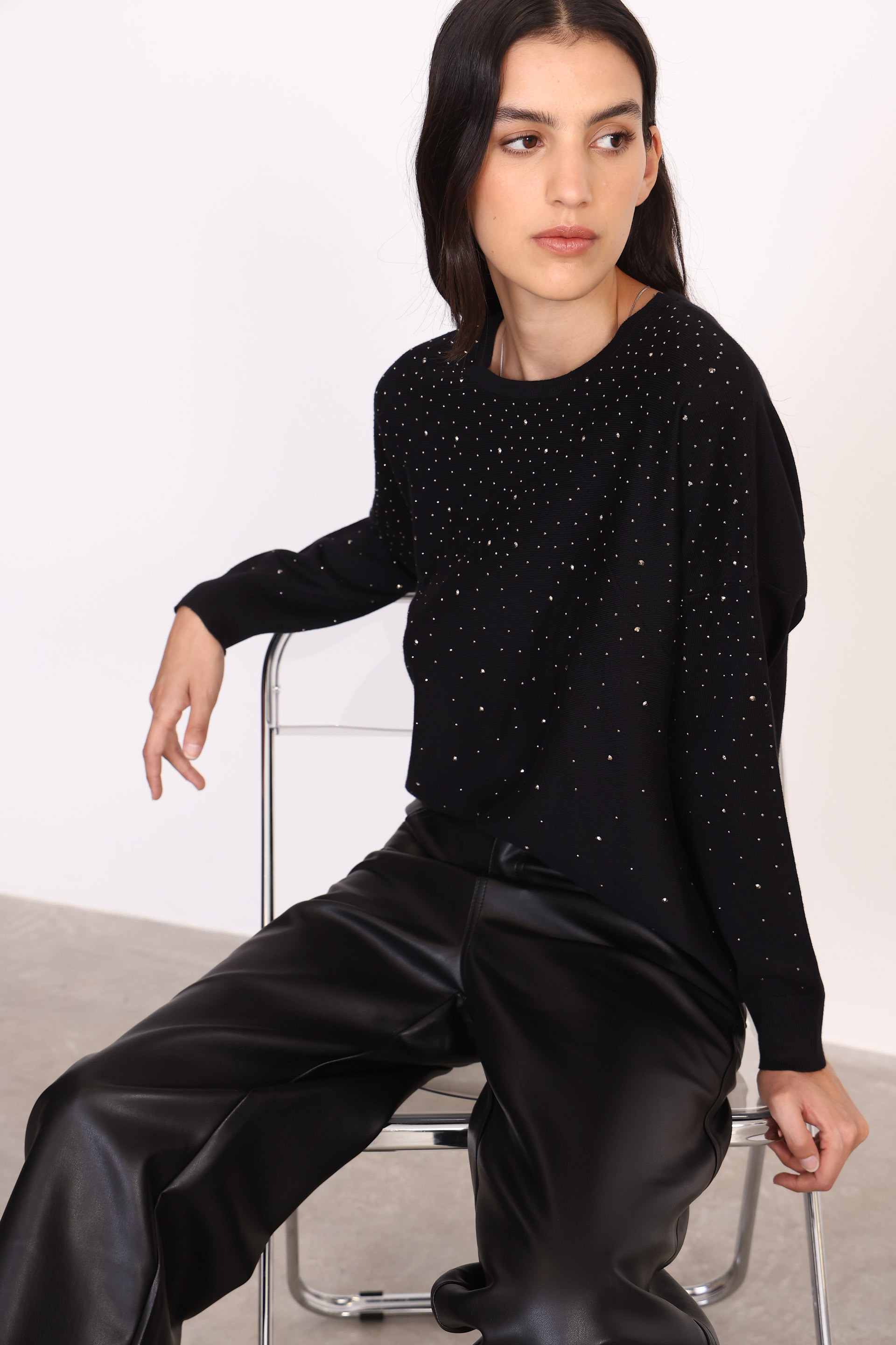 SWEATER STRASS RENATA NEGRO 