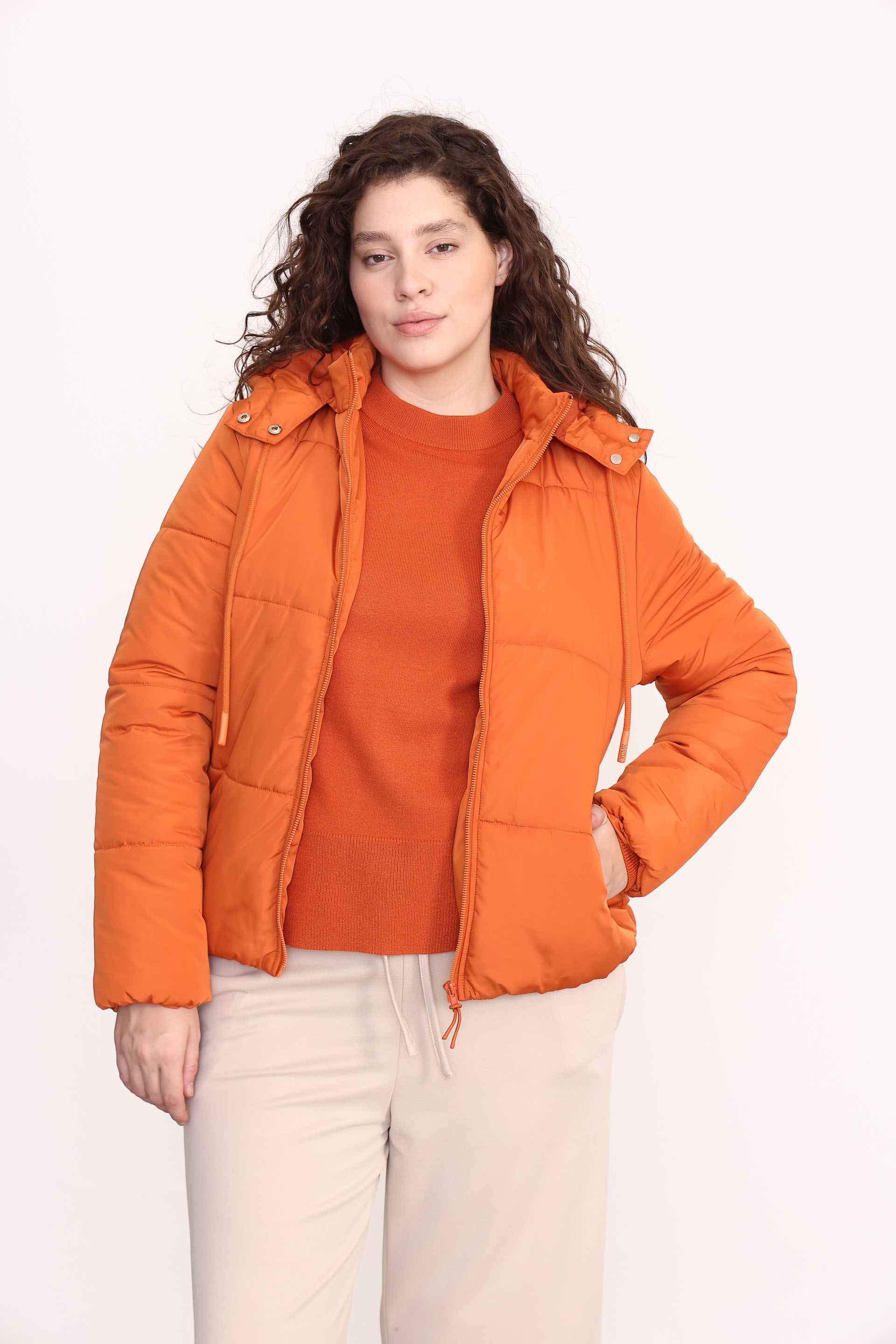 CAMPERA PUFFER CORTA MARTINA OXIDO 