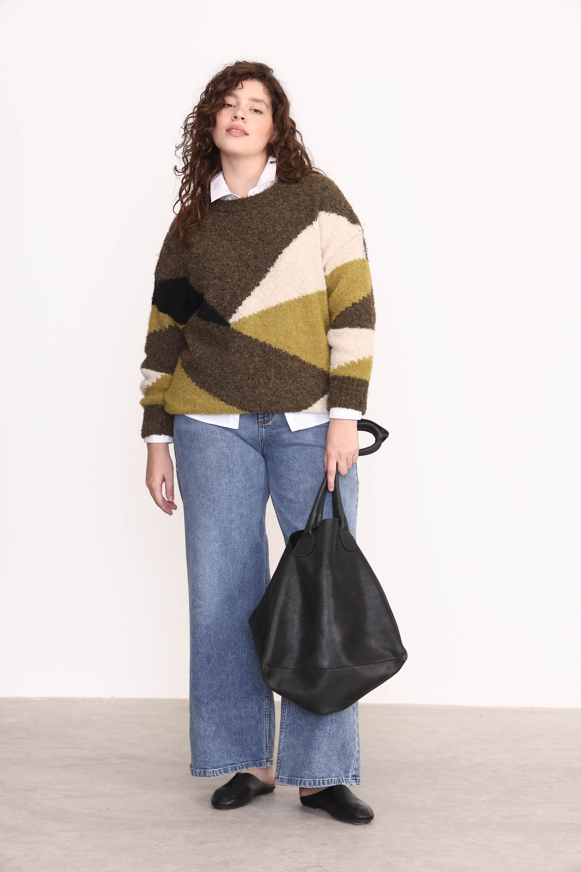SWEATER MOULINE ABI VERDE MILITAR