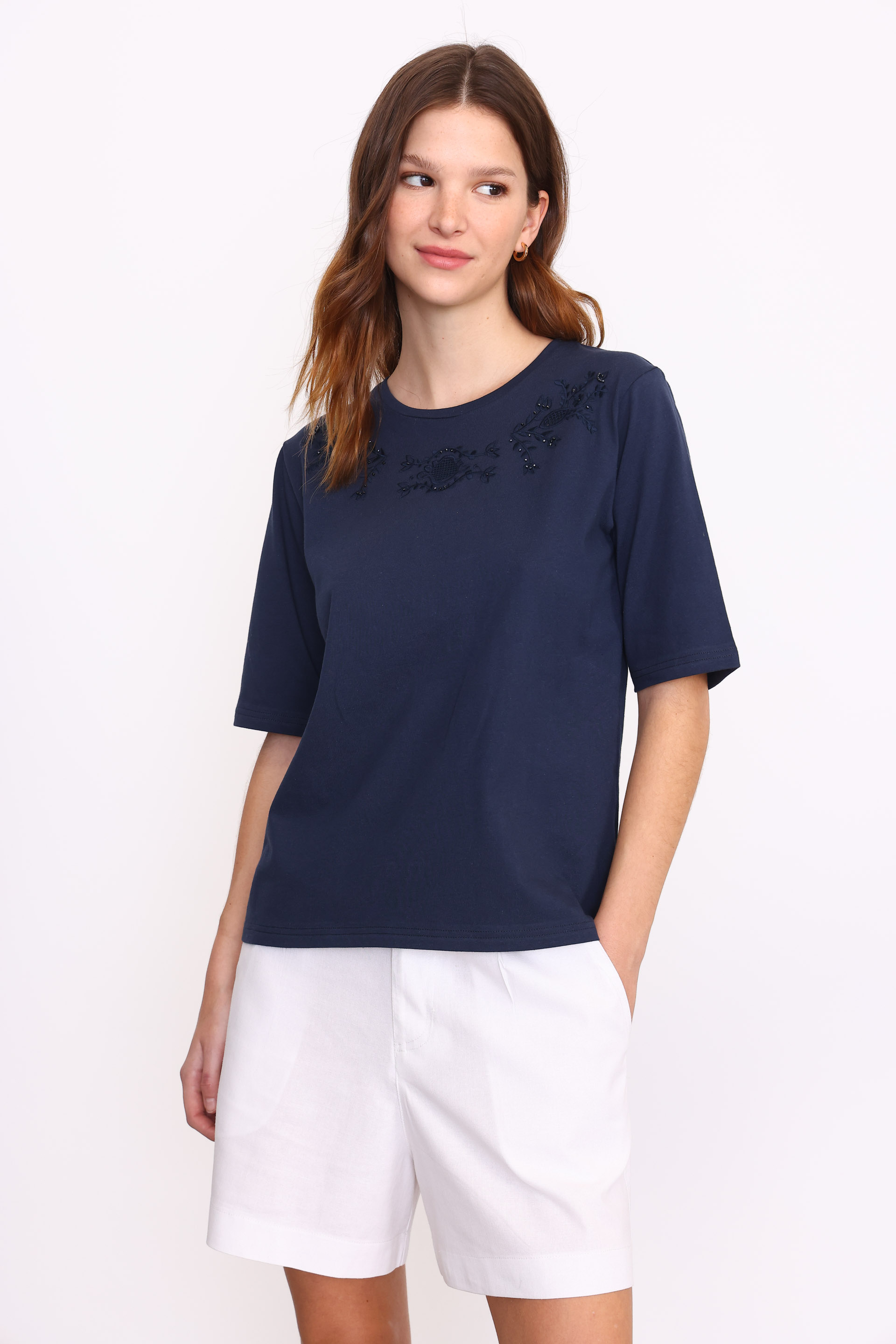 REMERA PILI AZUL MARINO