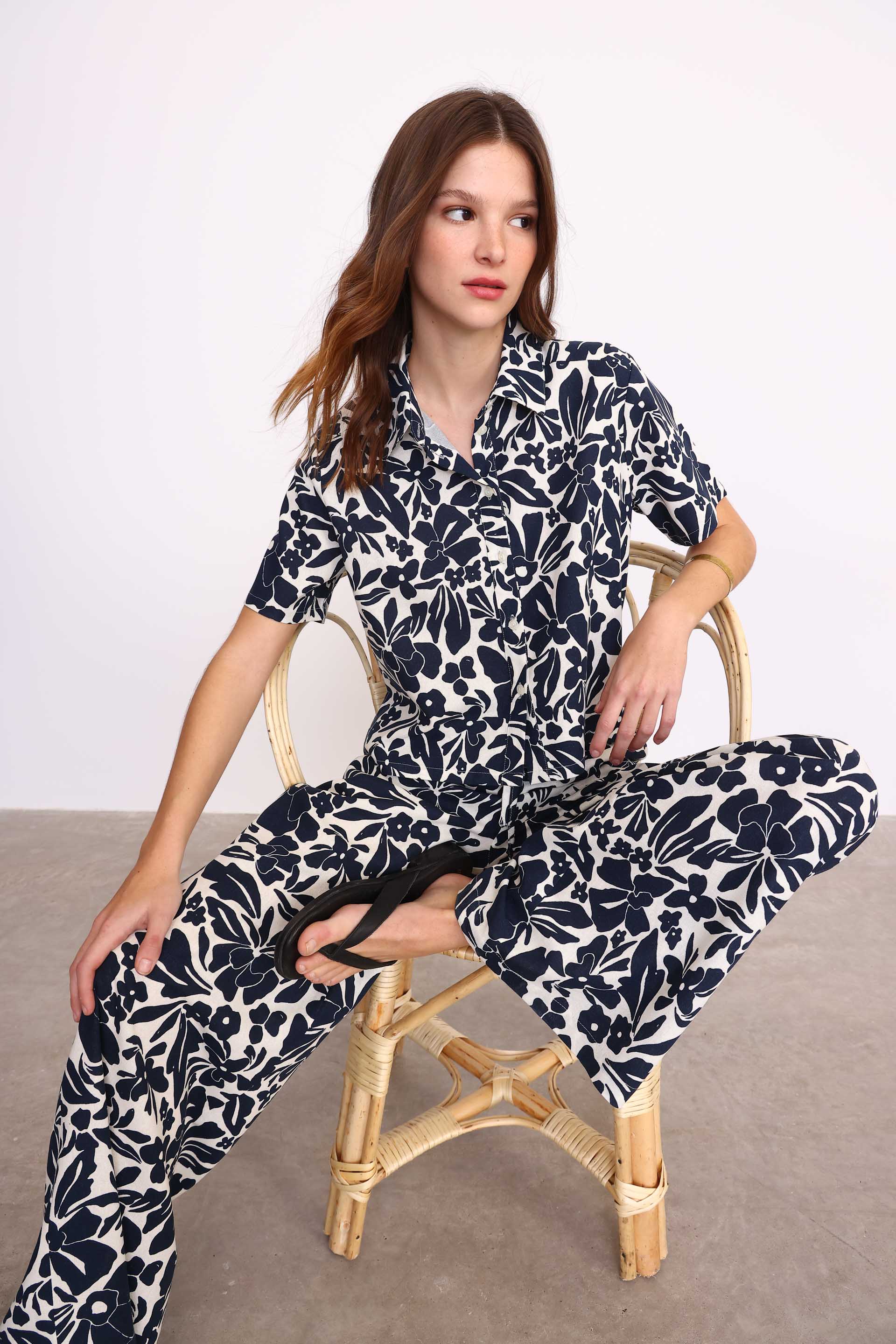 CAMISA ABIGAIL AZUL MARINO